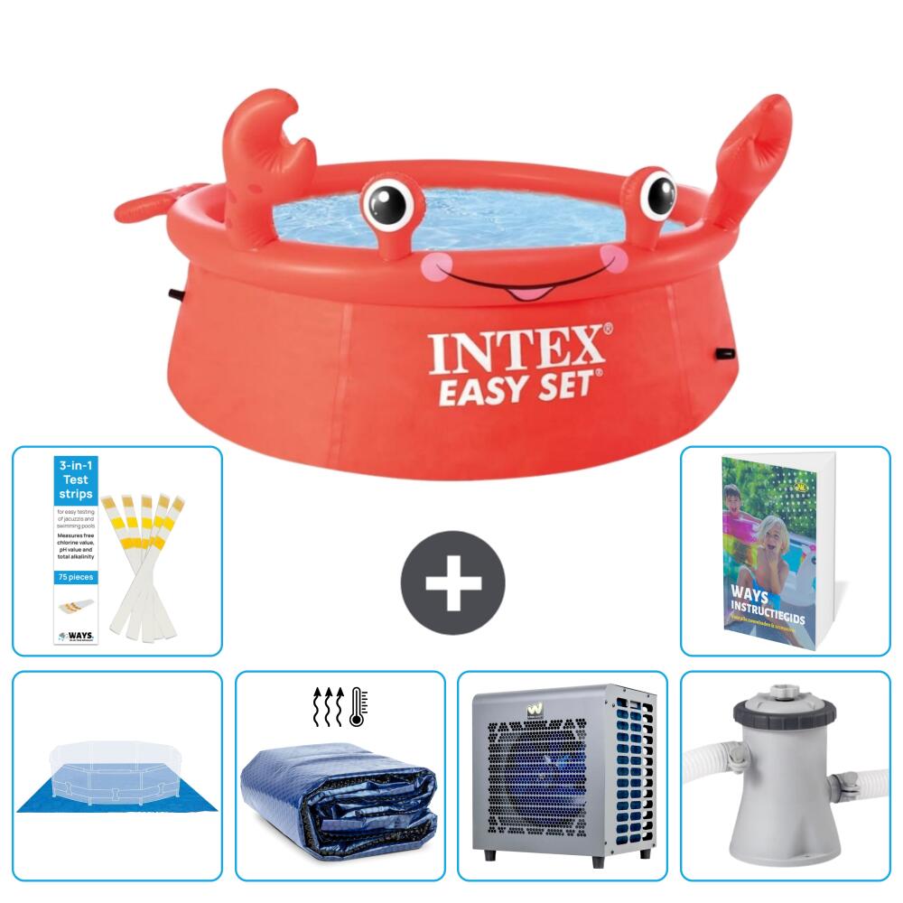 INTEX Basen Easy Set Okrągły - Krab - 183x51 cm - 7-częściowy S124