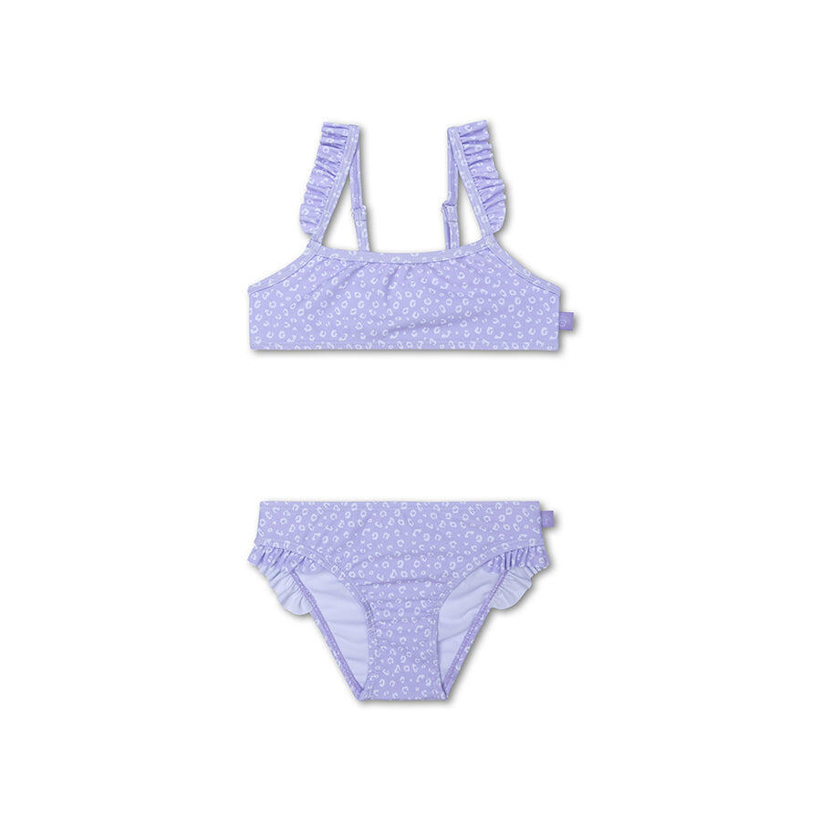 Swim Essentials Bikini - Lila - Leopard