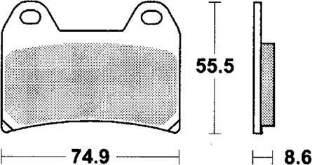 Trw MCB 683 Organic Brake Pads for Urban Cycling