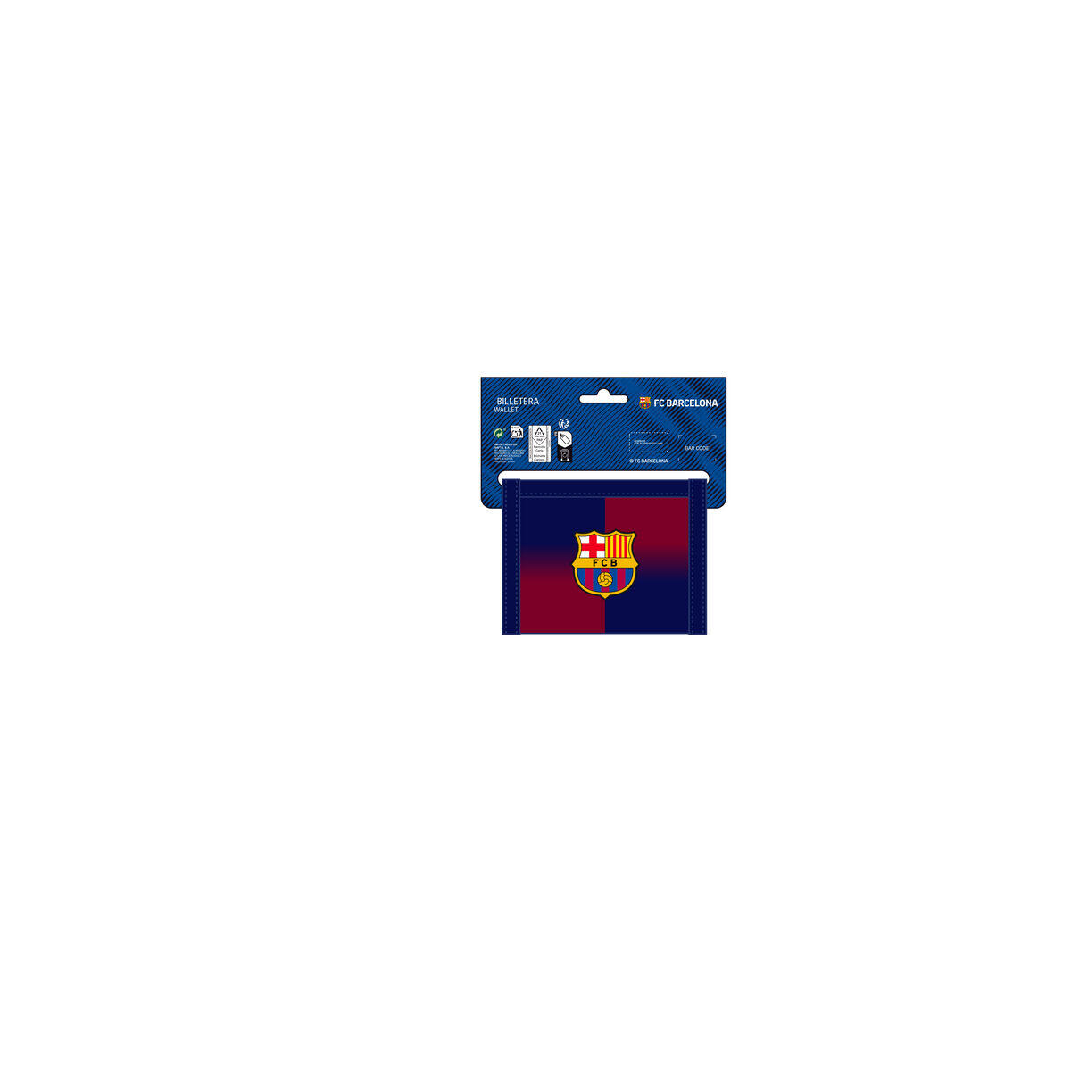 Portfel F.C. Barcelona Niebieski