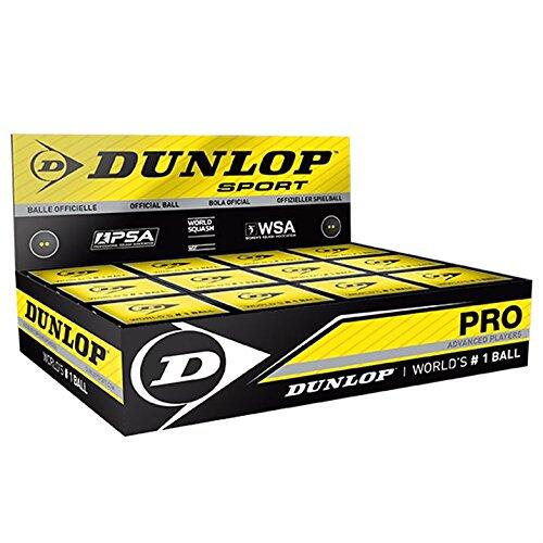 Zestaw 12 piłeczek do squasha Dunlop pro