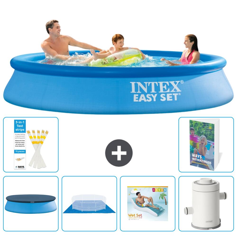 INTEX Basen Easy Set Okrągły - 305x61 cm - 7-częściowy S148