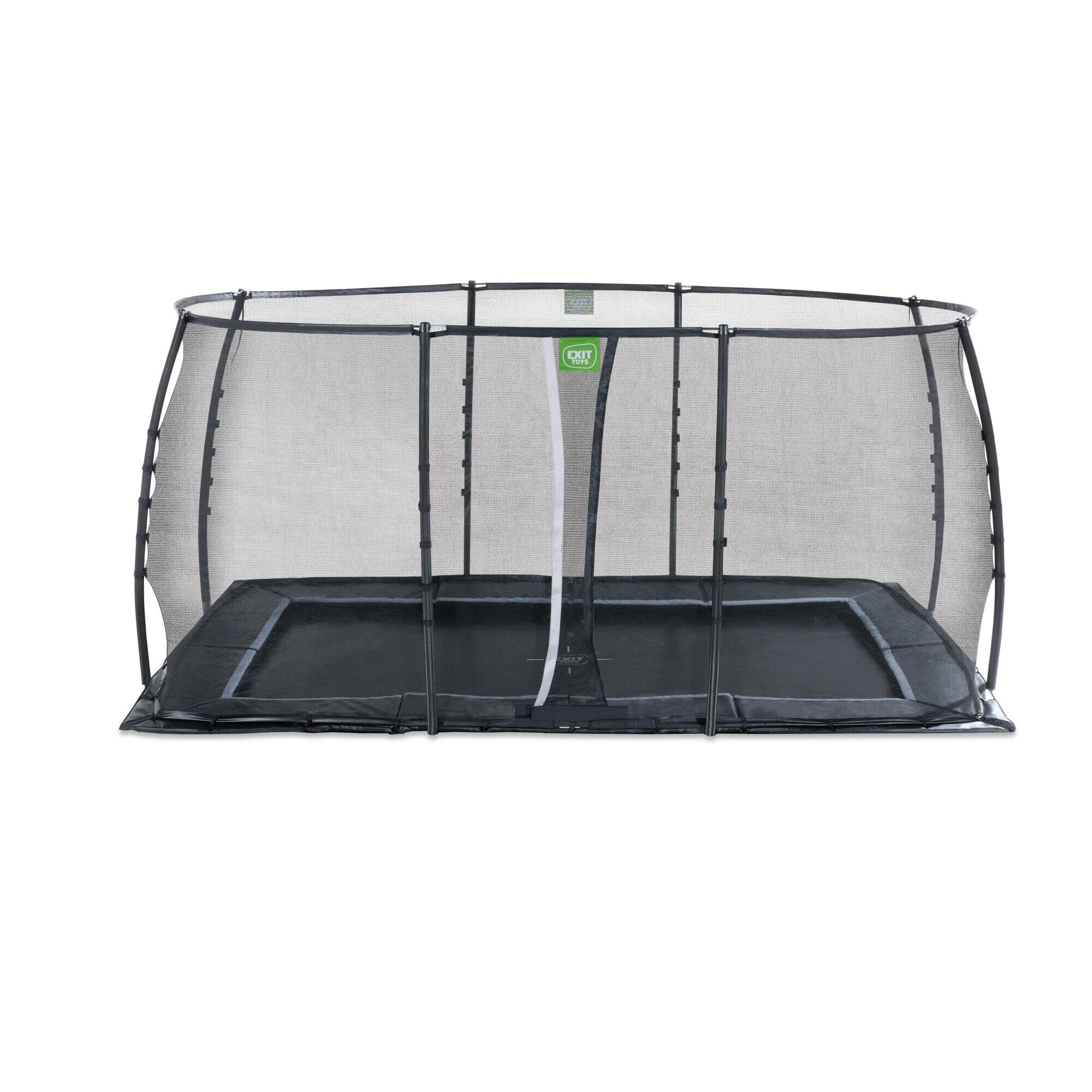 Trampolina naziemna Dynamic 244x427cm z siatką zabezpieczającą