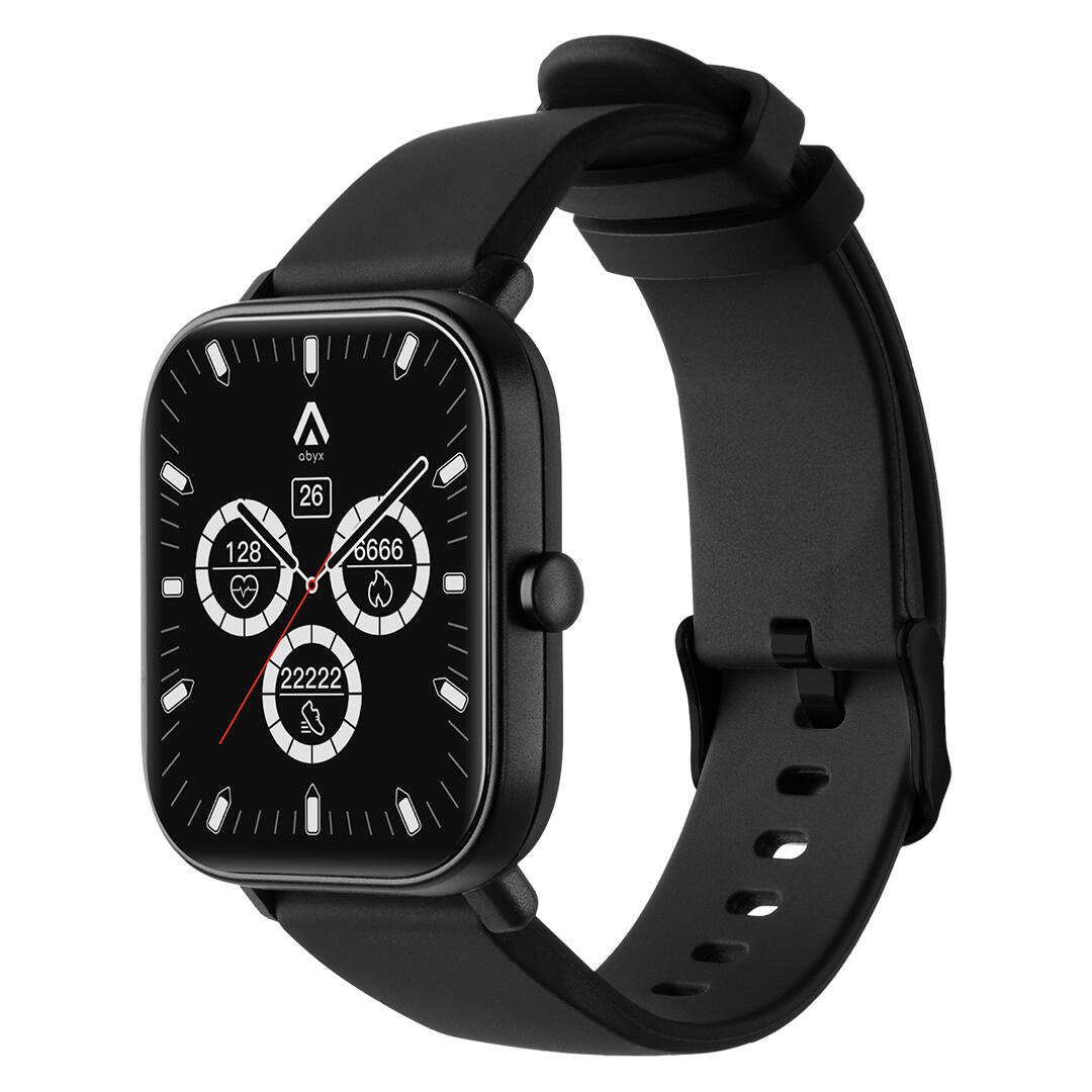 Wodoodporny Smartwatch Multisportowy – Abyx Fit Ozone Connect – Czarny