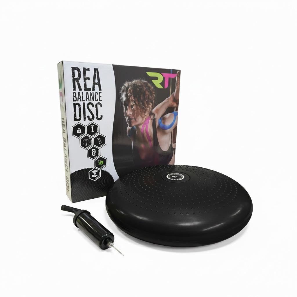Poduszka sensomotoryczna Rea Tape Rea Balance Disc z pompką 34 cm