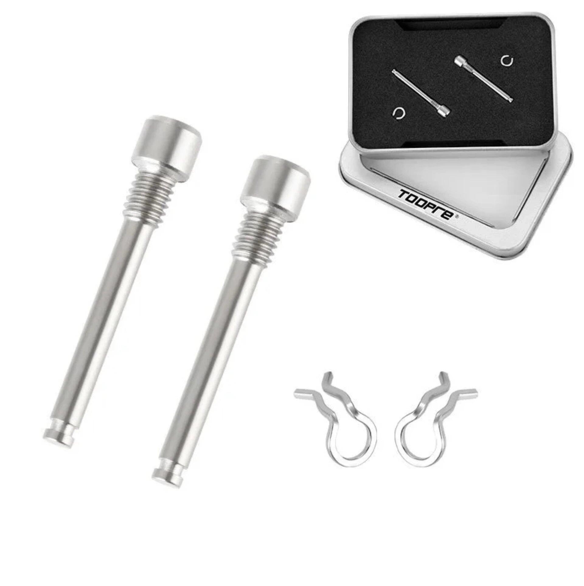Śruby zacisku hamulca M4 tytan TC4 z pierścieniami zabezpieczającymi - Shimano