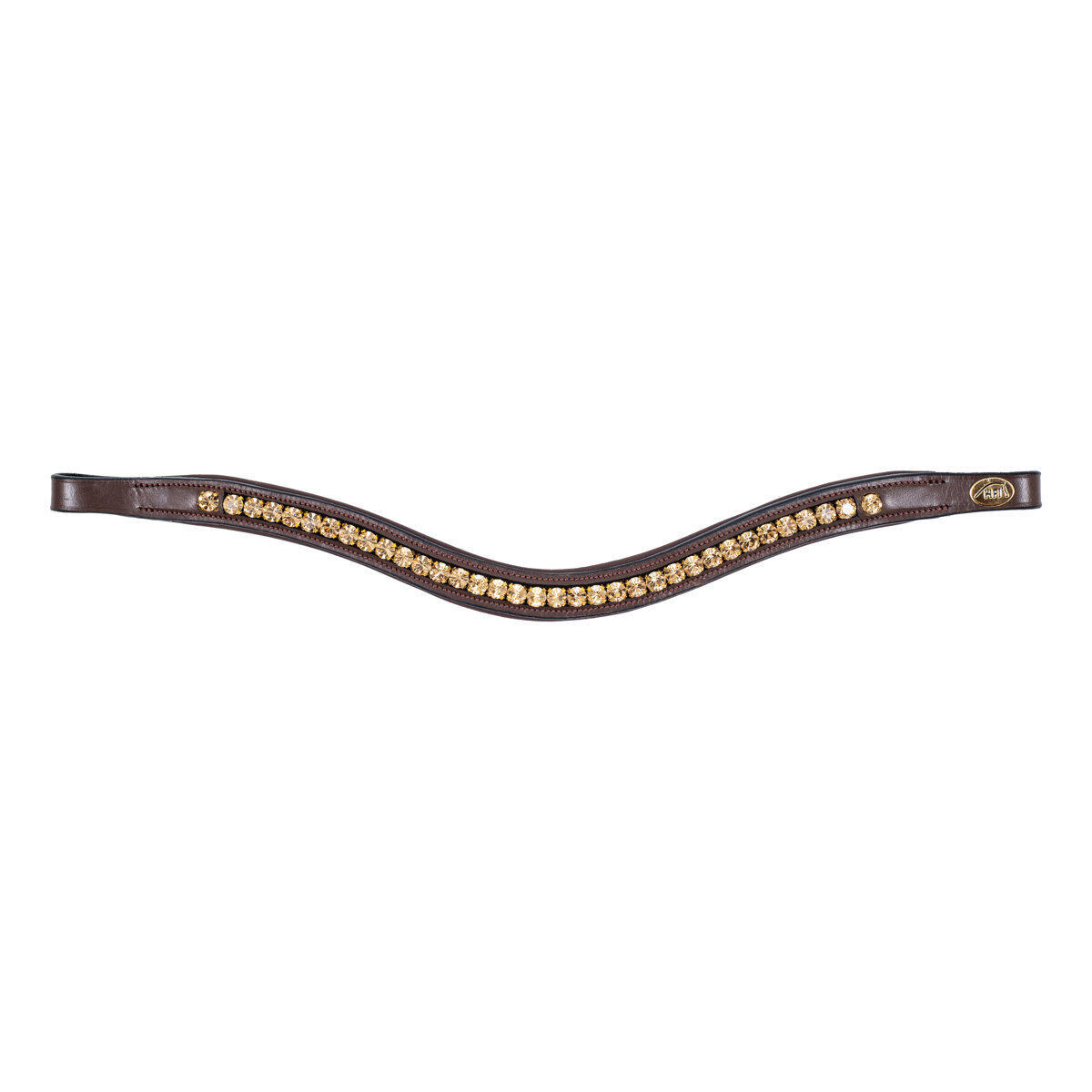 Naczółek dla konia HFI Padded Wave + Kryształki