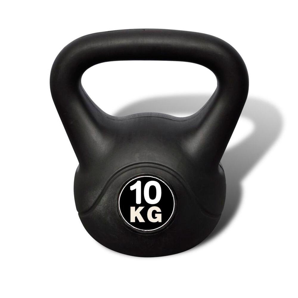 VidaXL kettlebell 10 kg z powłoką plastikową