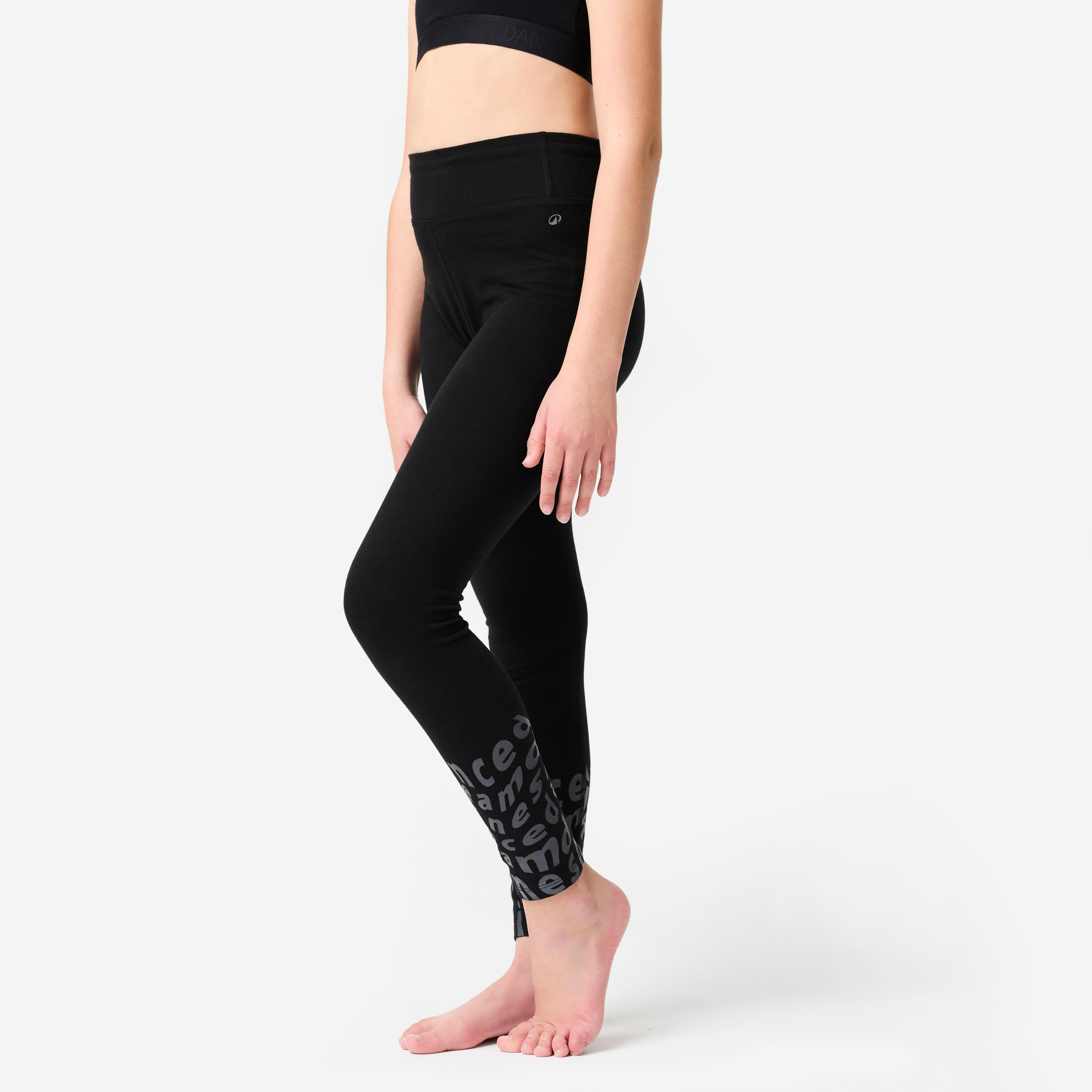 Legginsy do tańca nowoczesnego dla dzieci Starever wysoki stan