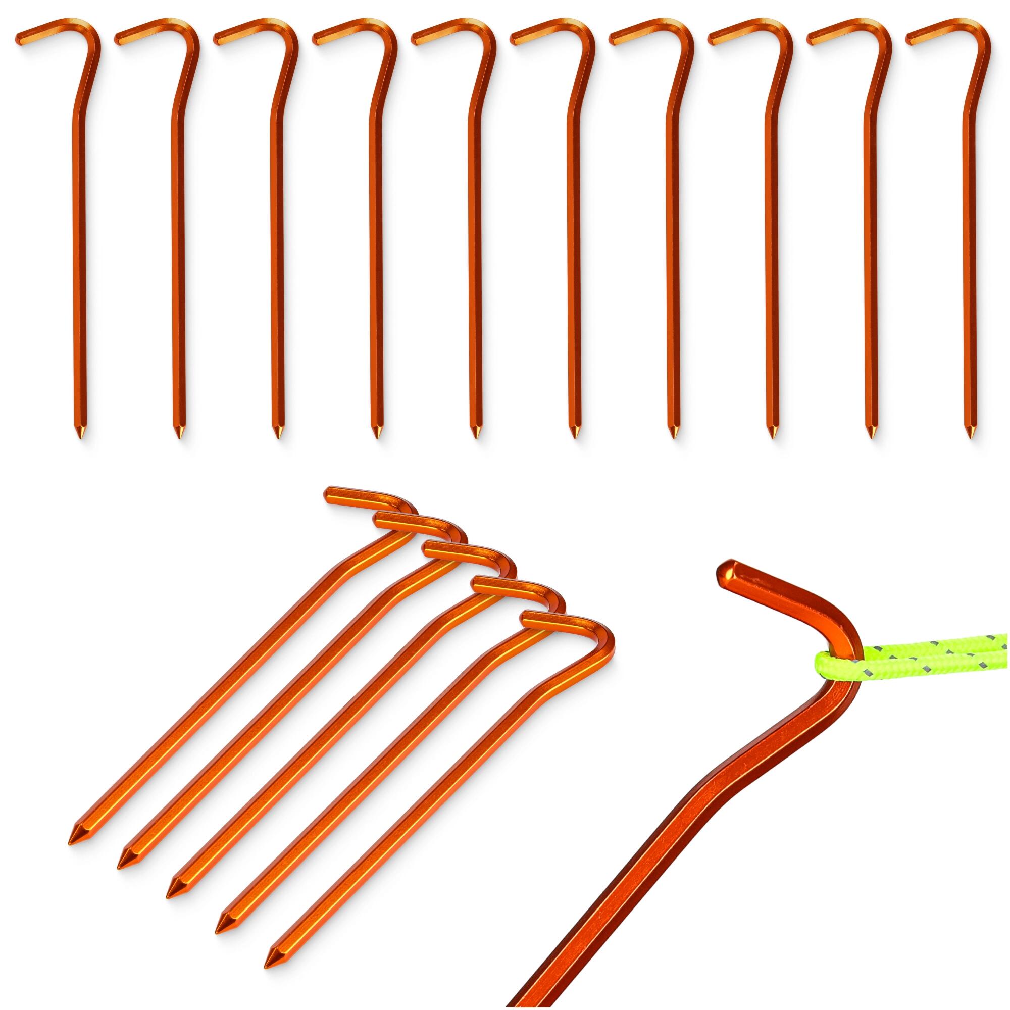 Śledzie aluminiowe do namiotu 10 szt.