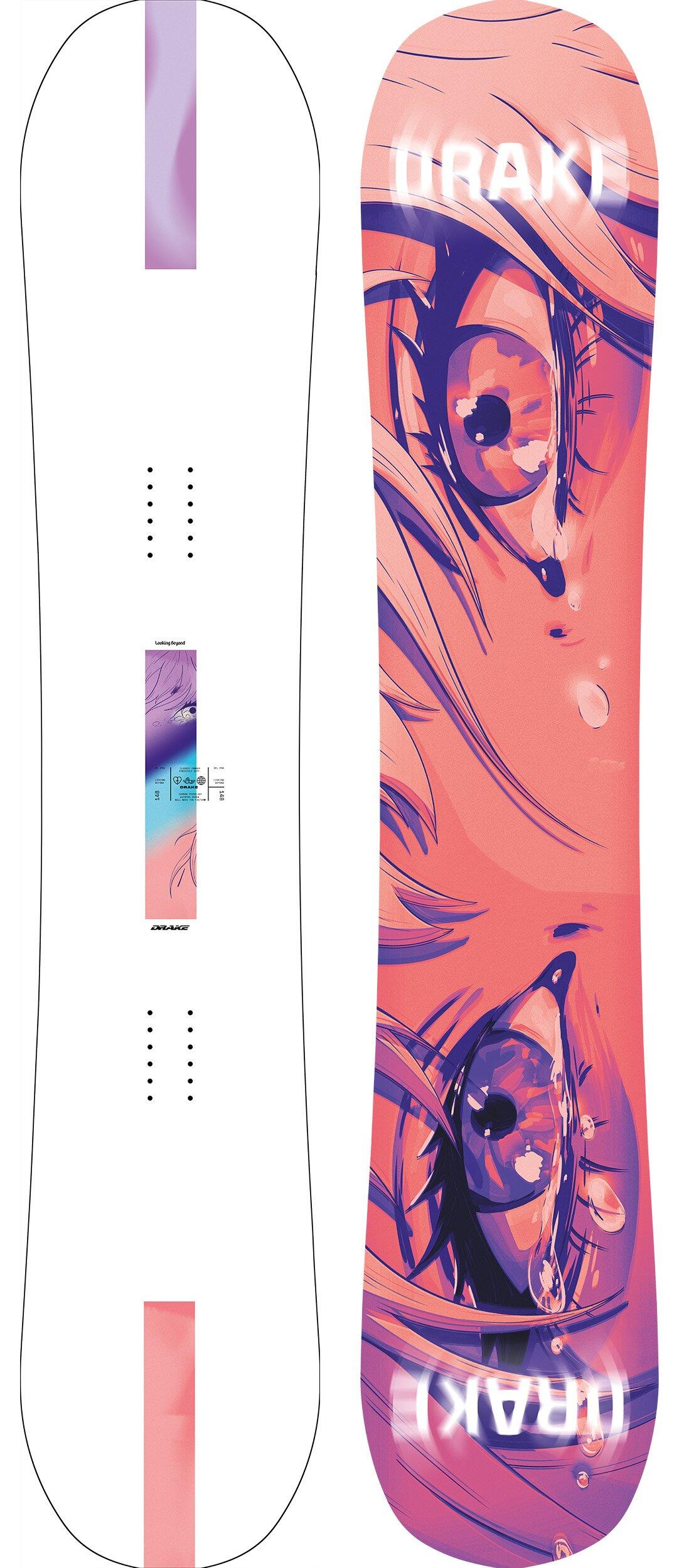 Deska snowboardowa DRAKE DFL Pro, 142 cm