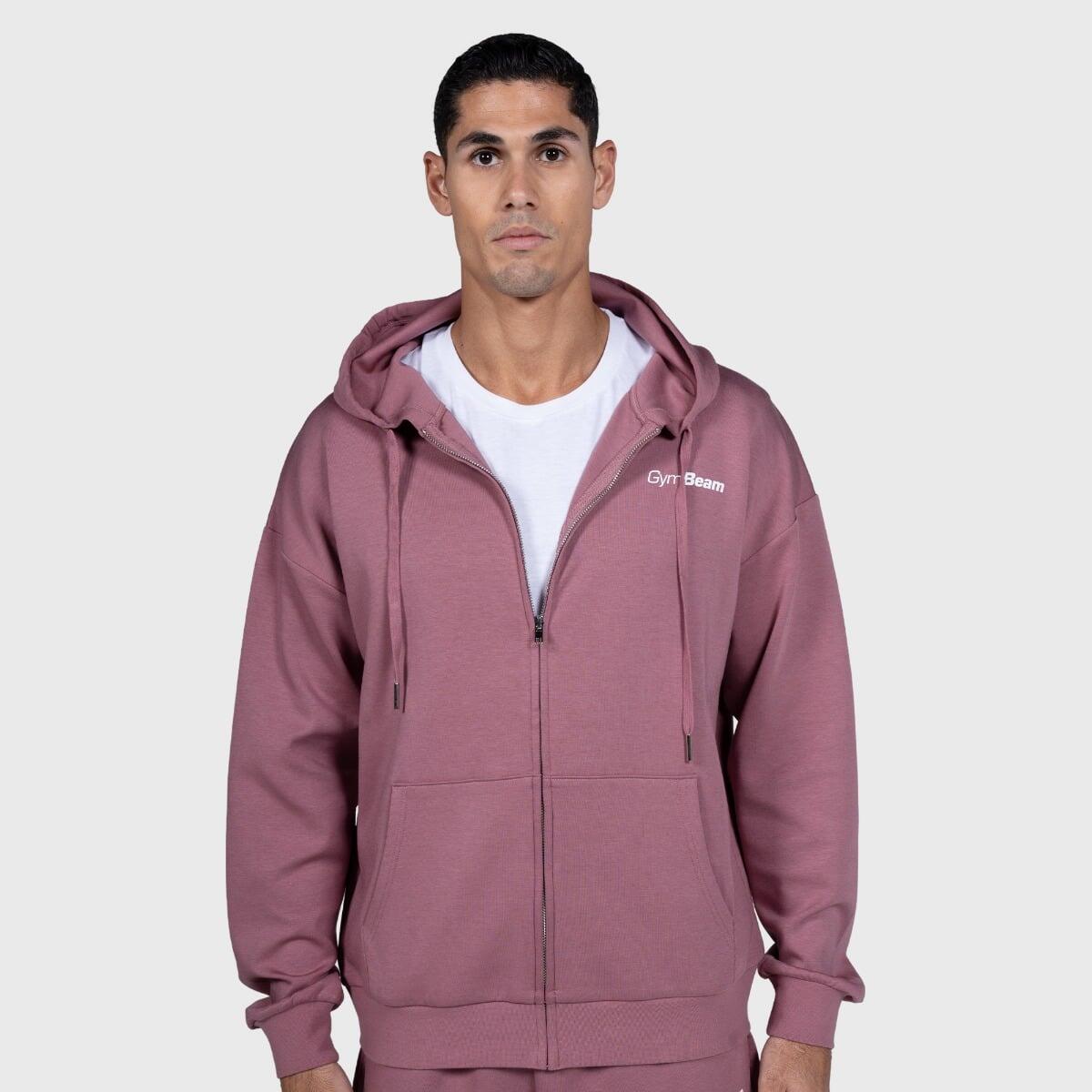 Bluza męska fitness na zamek z kapturem Relay Haze