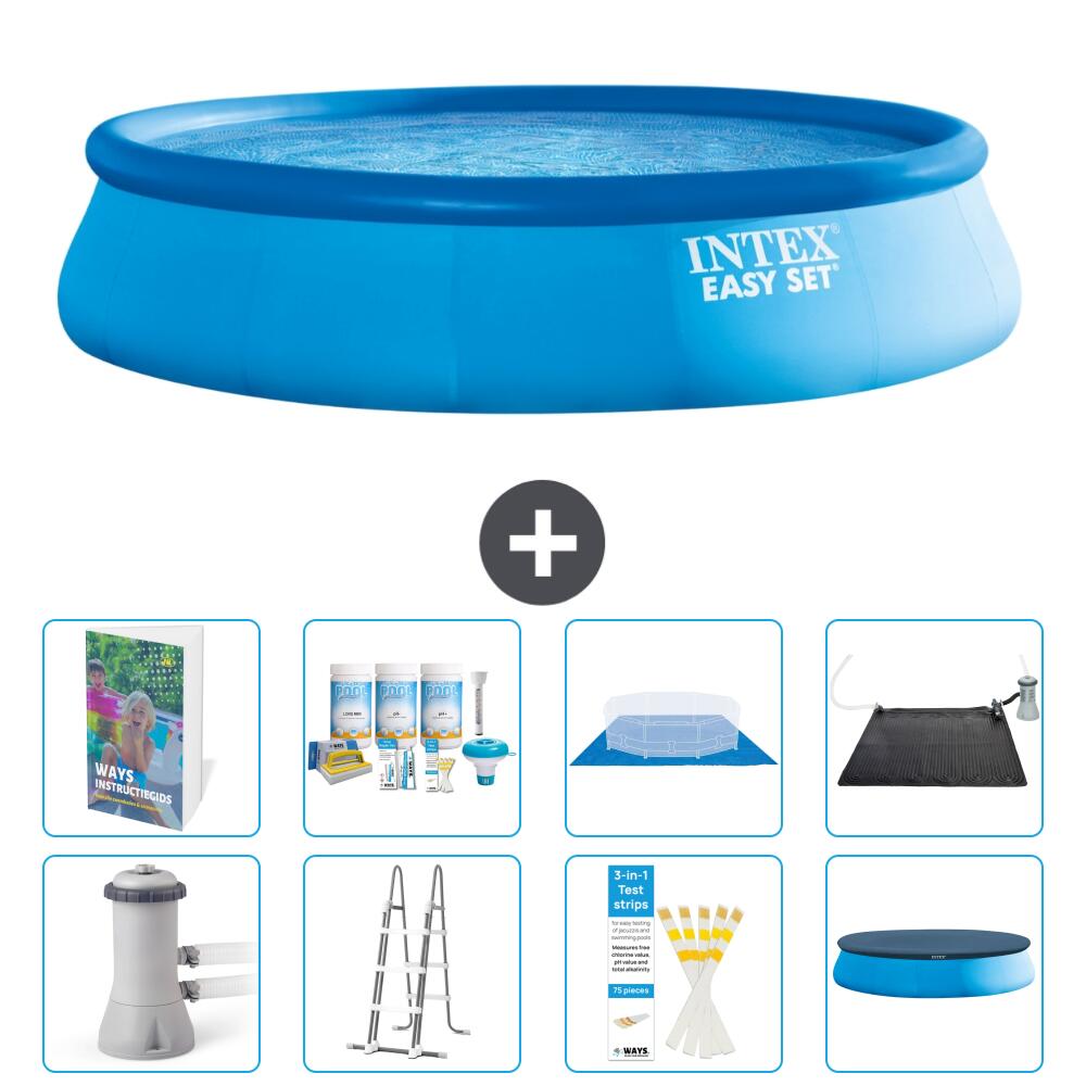 INTEX Basen Easy Set Okrągły - 457x107 cm - 9-częściowy S632