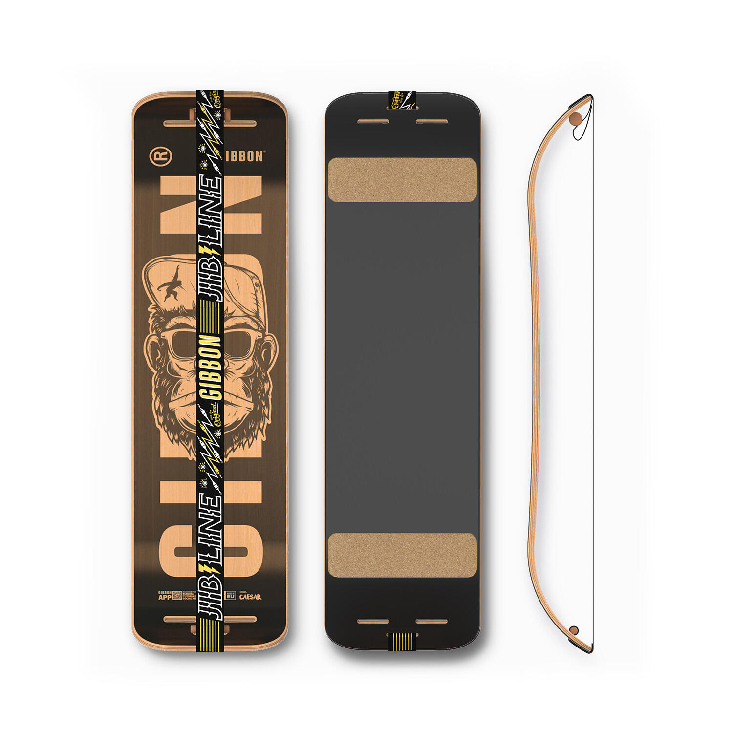 Slackline - GIBOARD SET - CAESAR JIB - Slackline - Czarny