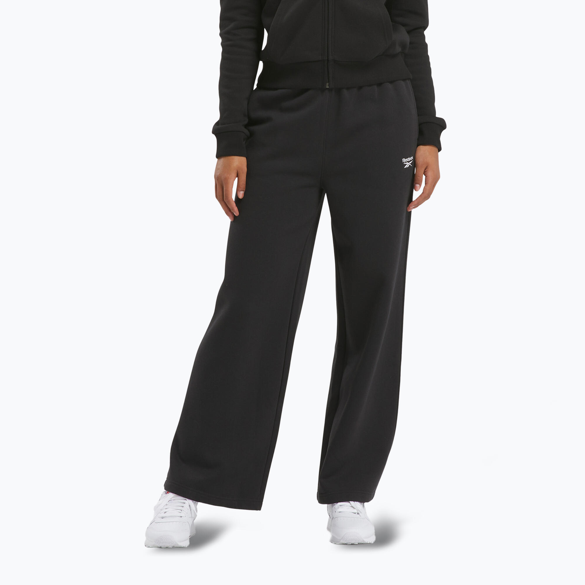 Spodnie damskie Reebok Identity Small Logo Fleece Wide Leg