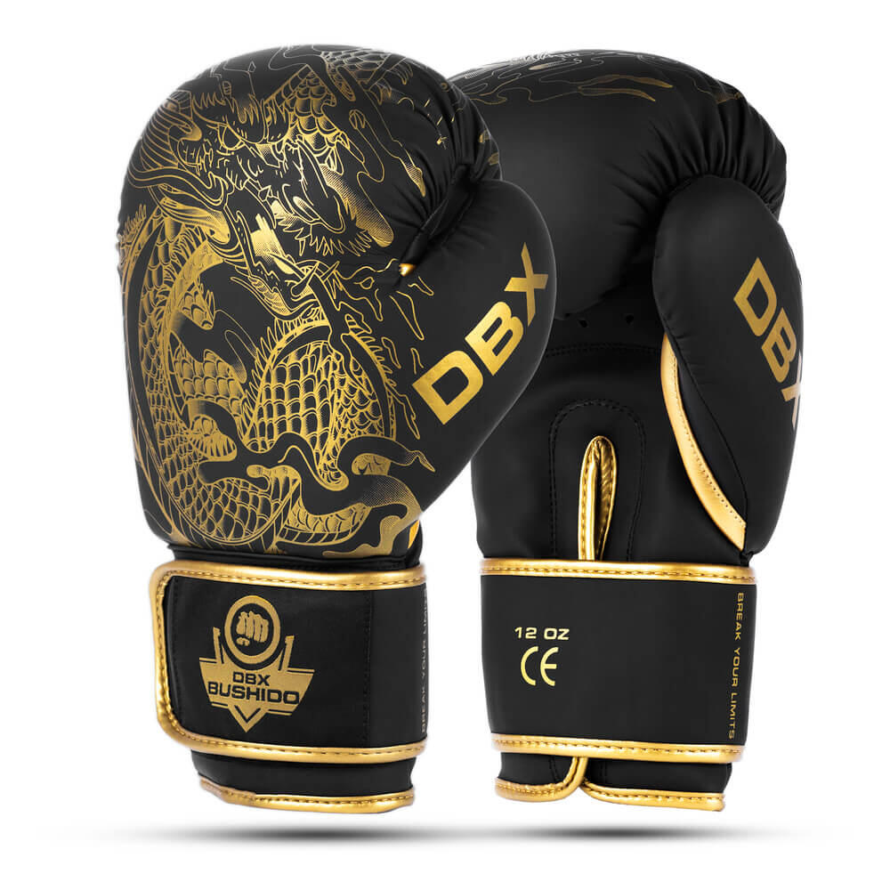 Rękawice bokserskie sparingowe BDX BUSHIDO Gold Dragon