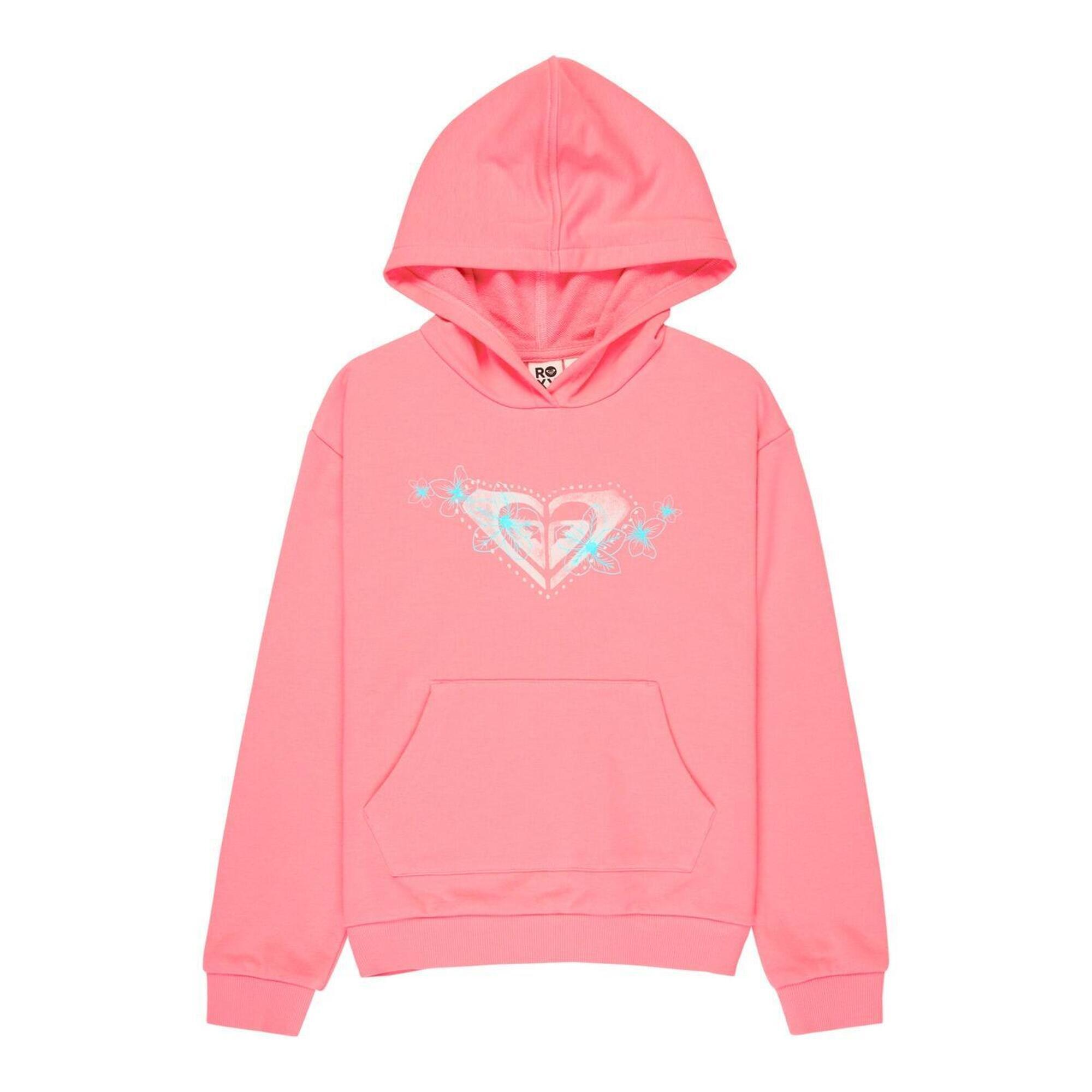 Bluza z kapturem dla Dziewczynki SURF FEELING TERRY Różowy