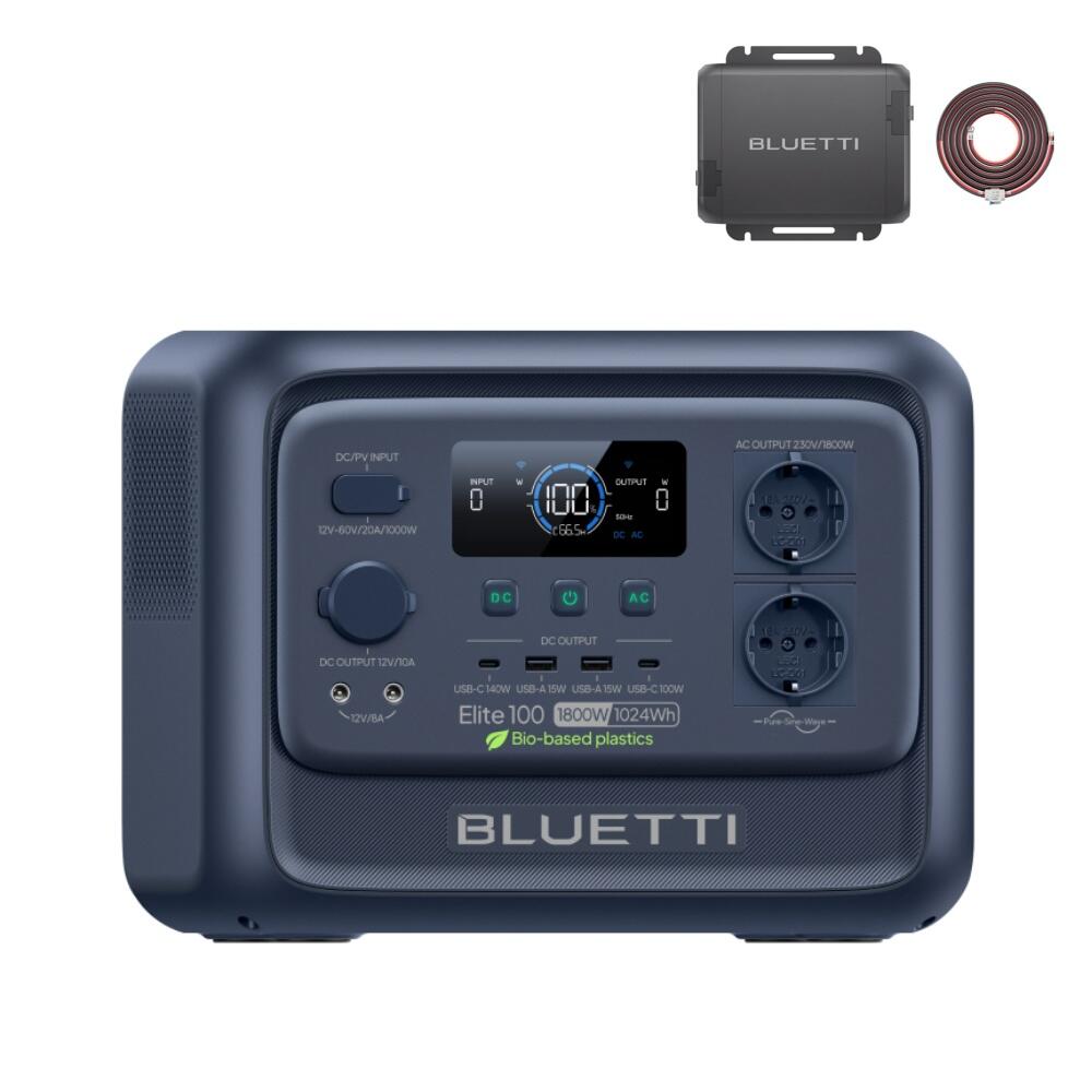 Elite 100 V2 stacja &Charger 1,1024Wh,pełne ładowanie 2H przez auto do kempingu