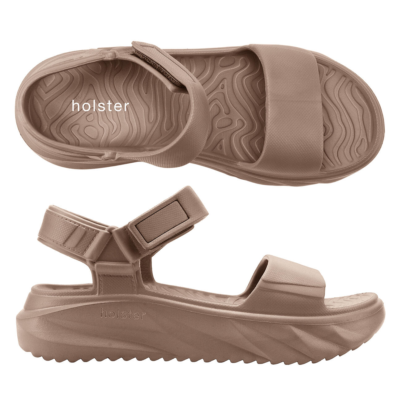 Holster CloudNine - Sandales plates vegan pour femmes - Impermeable et lavable -