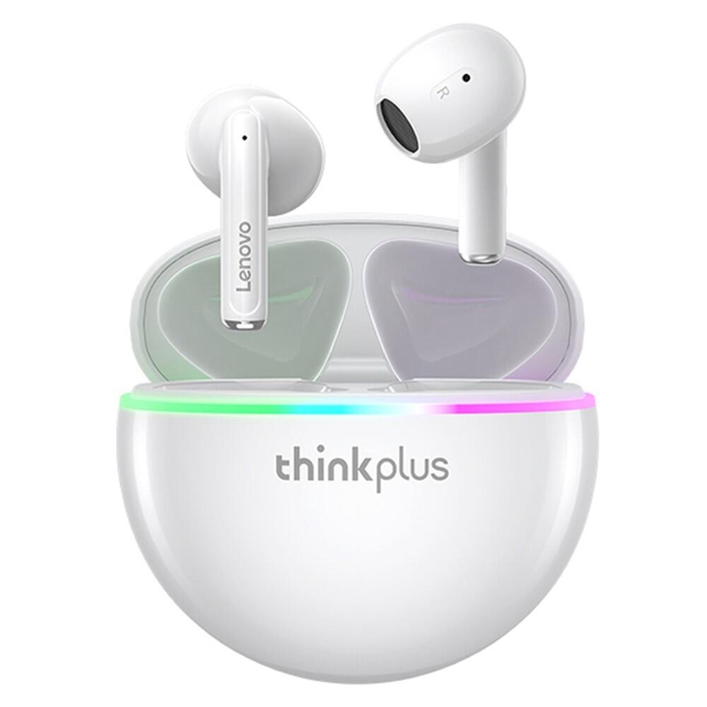 LENOVO Thinkplus XT97 BT 5.2 Słuchawki stereo HiFi z mikrofonem – białe