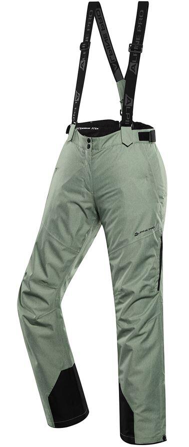 Spodnie narciarskie damskie Alpine Pro Osaga XS zielone.