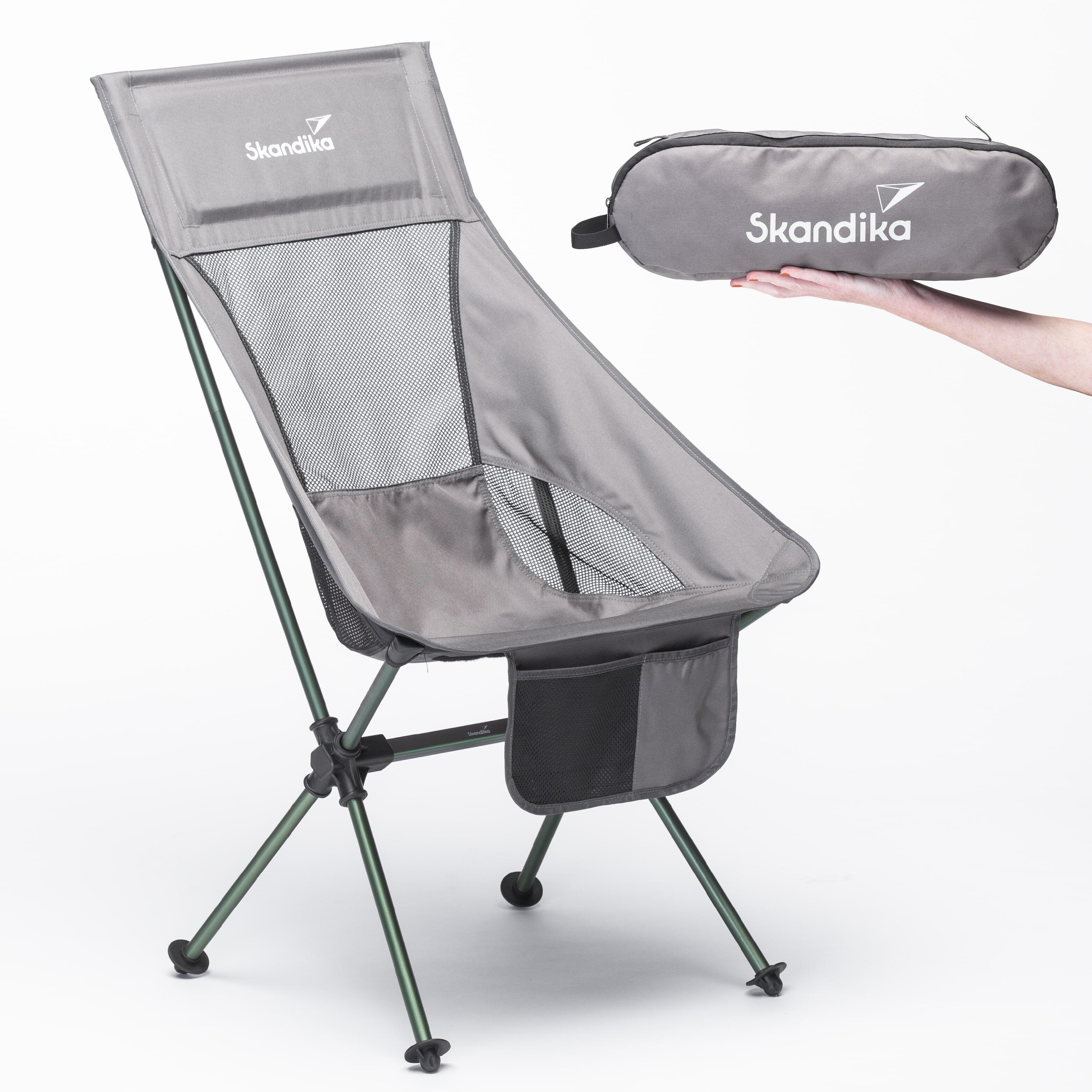 Krzesło kempingowe składane Compact, do 150 kg, ultra lekkie