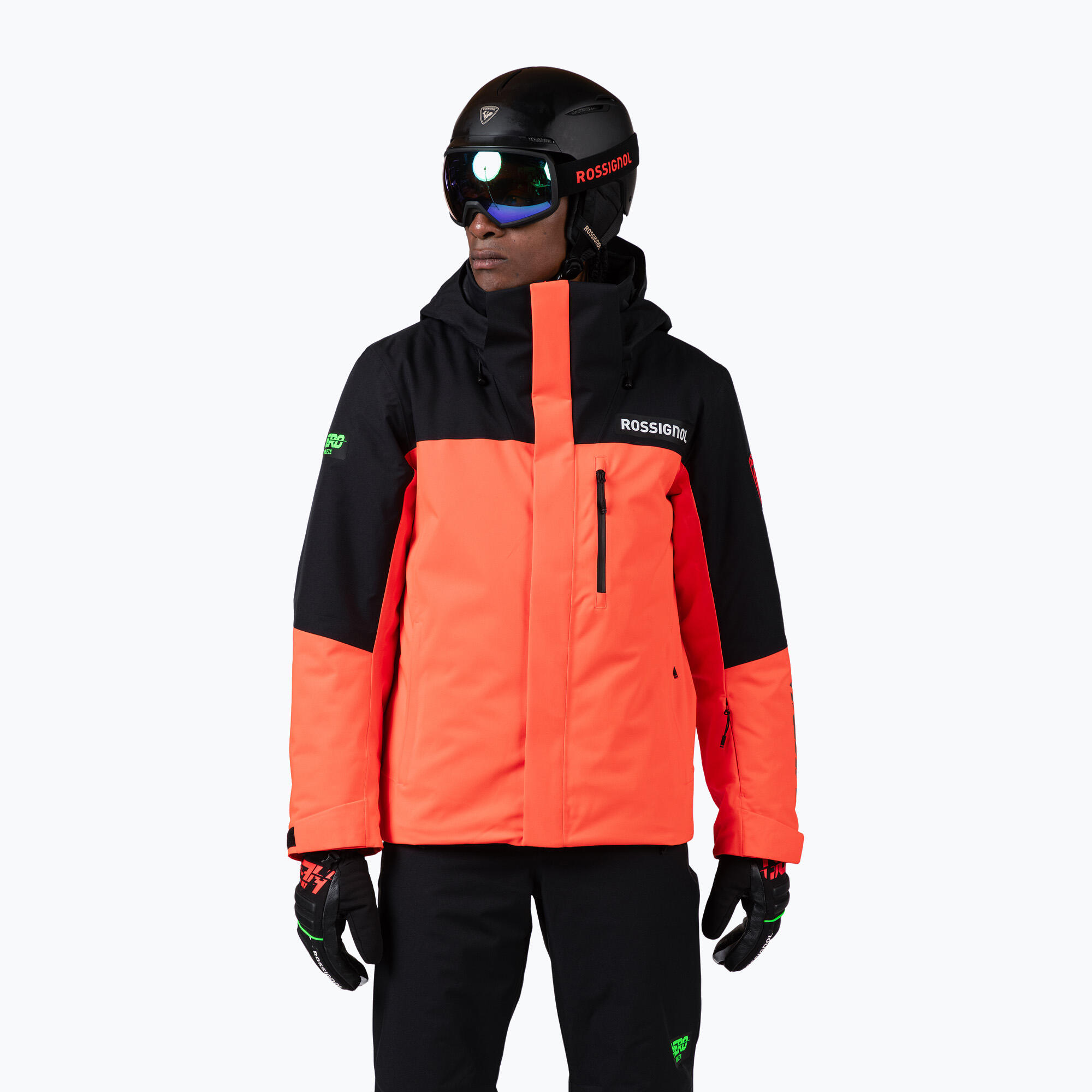 Kurtka narciarska Rossignol Hero Velika Insulated Neon Red - XL