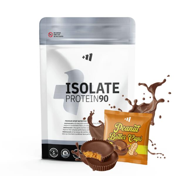 Izolat 90 CFM - 1 kg kubków z masłem orzechowym MASMUSCULO