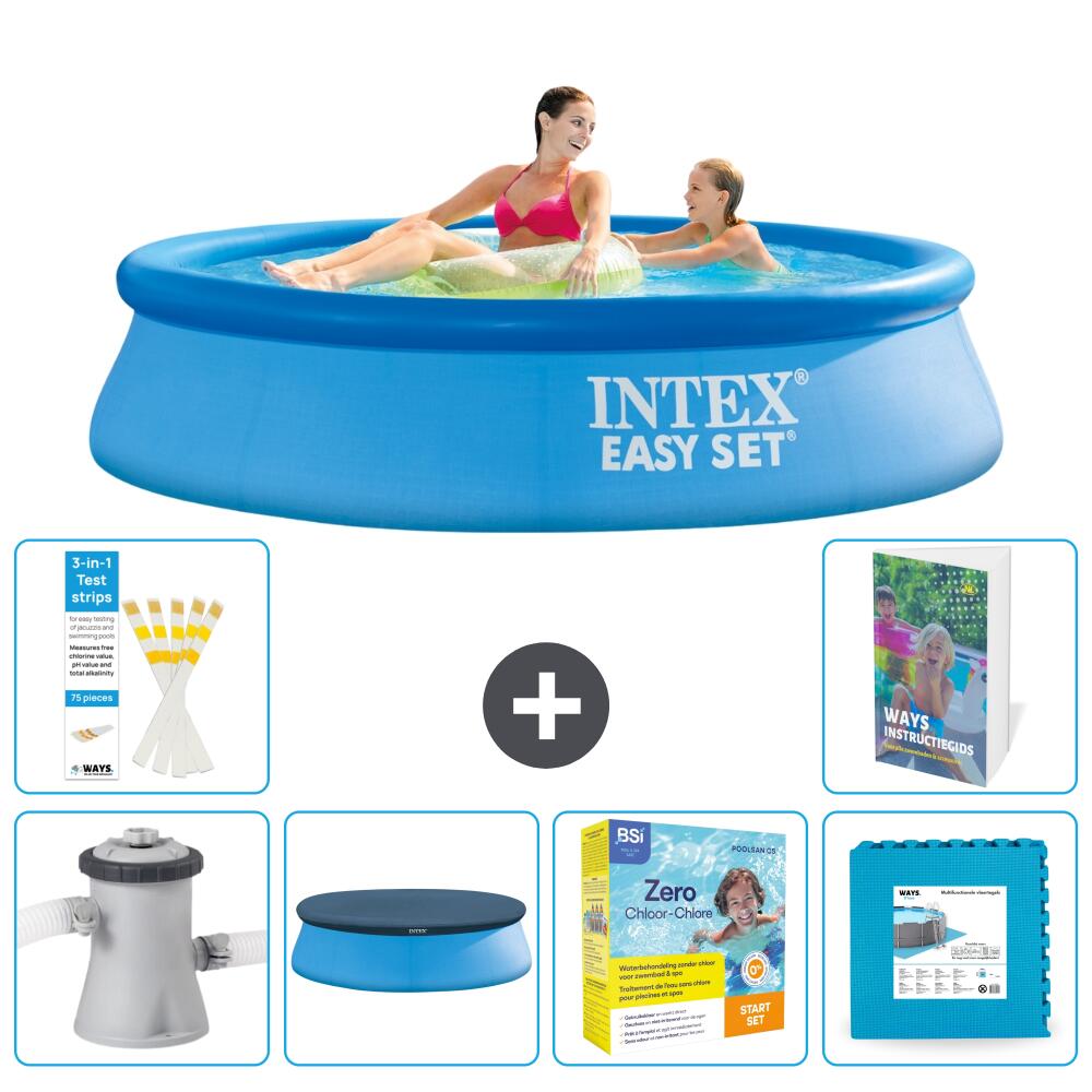 INTEX Basen Easy Set Okrągły - 244x61 cm - 7-częściowy S276