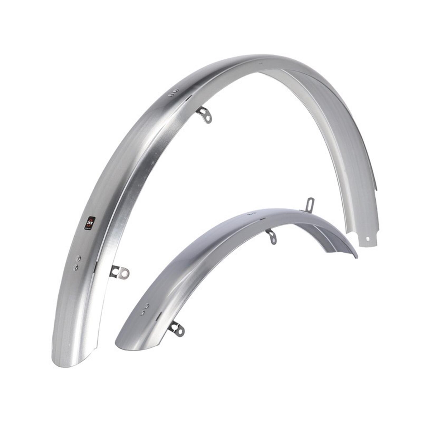 Błotniki Rowerowe Zestaw SKS Bluemels Basic 27 5-29 69 mm srebrny