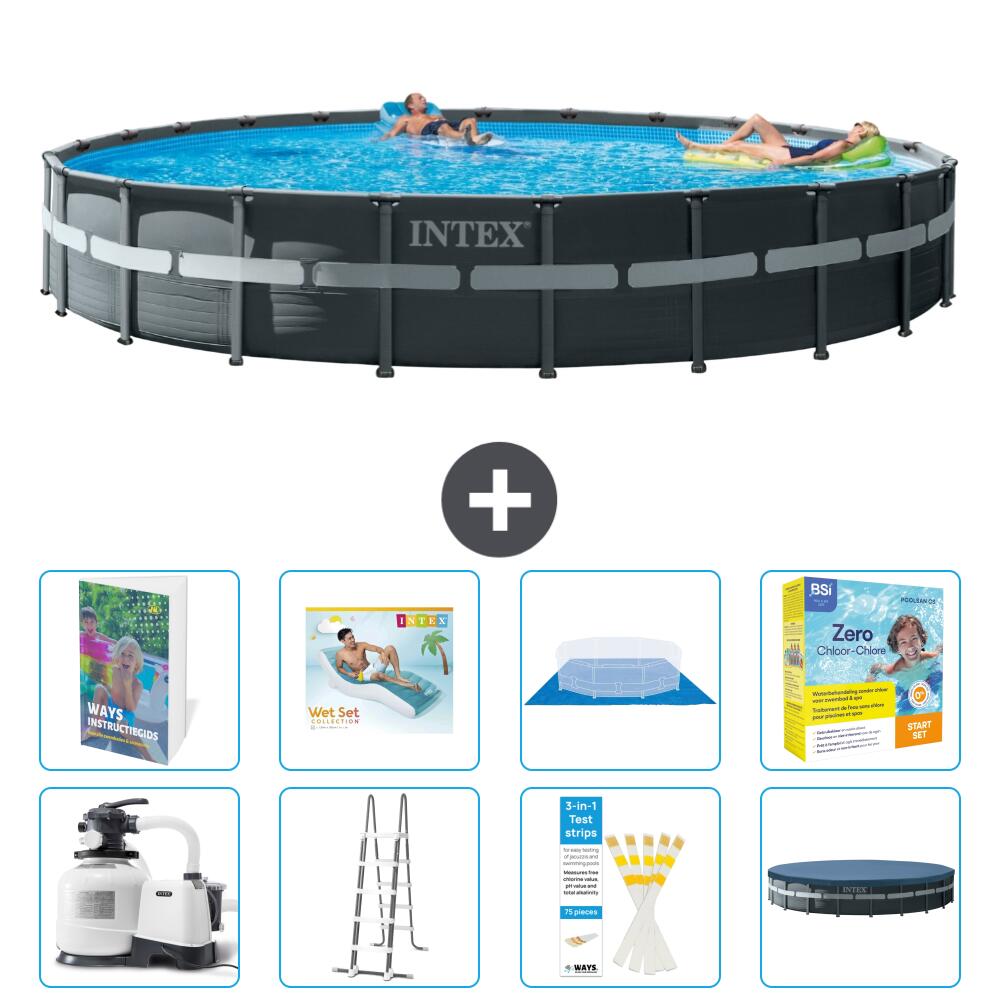 INTEX Basen Ultra XTR Okrągły - 732x132 cm - 9-częściowy S639