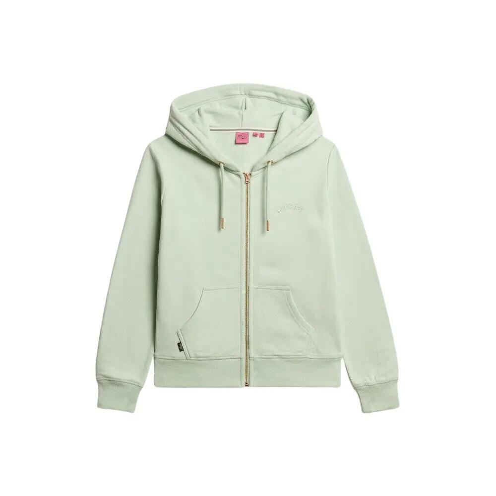 Damska bluza z kapturem zapinana na zamek Superdry Logo Essential
