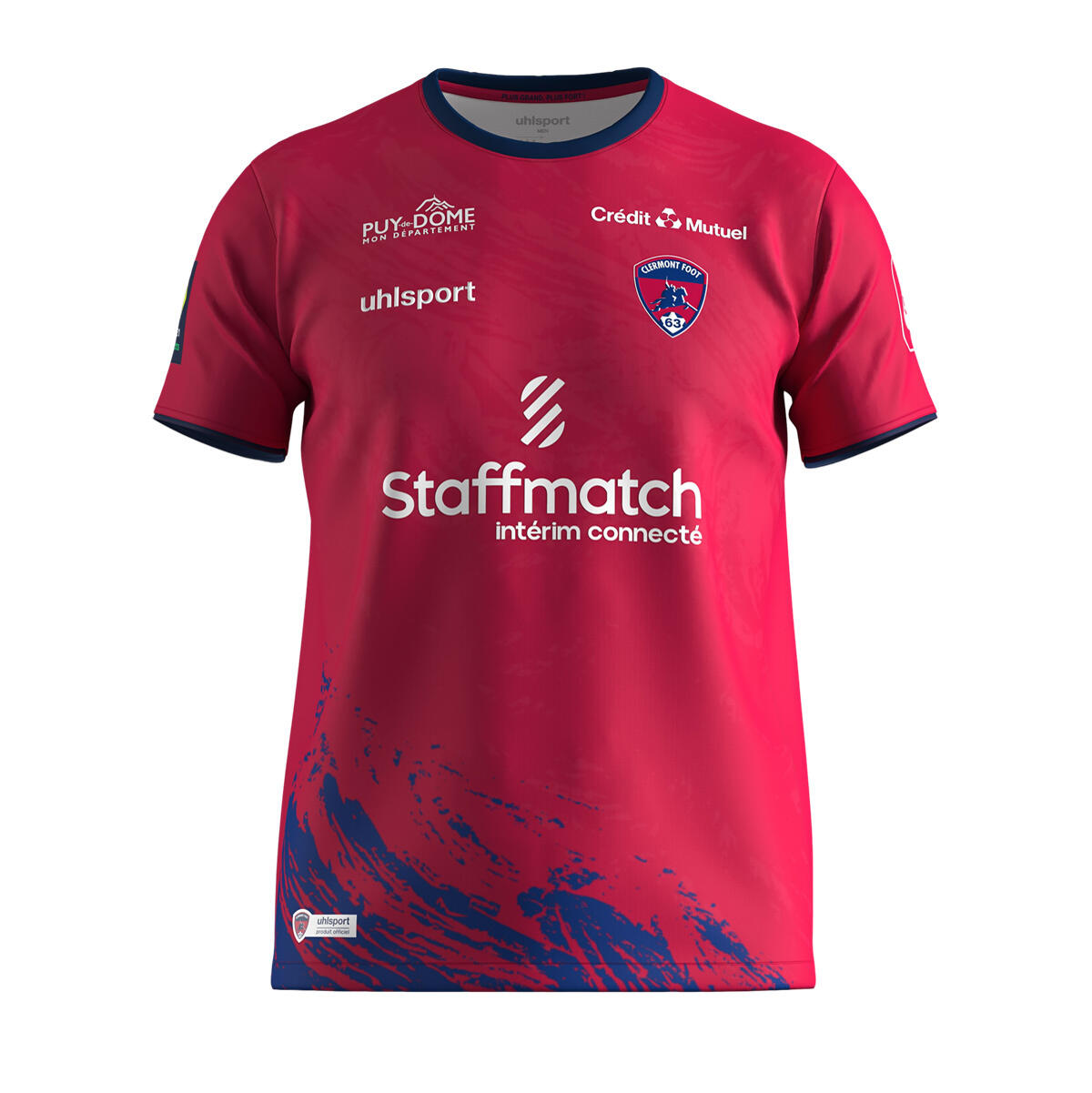 Koszulka domowa dla dzieci Clermont Foot 63 2023/24