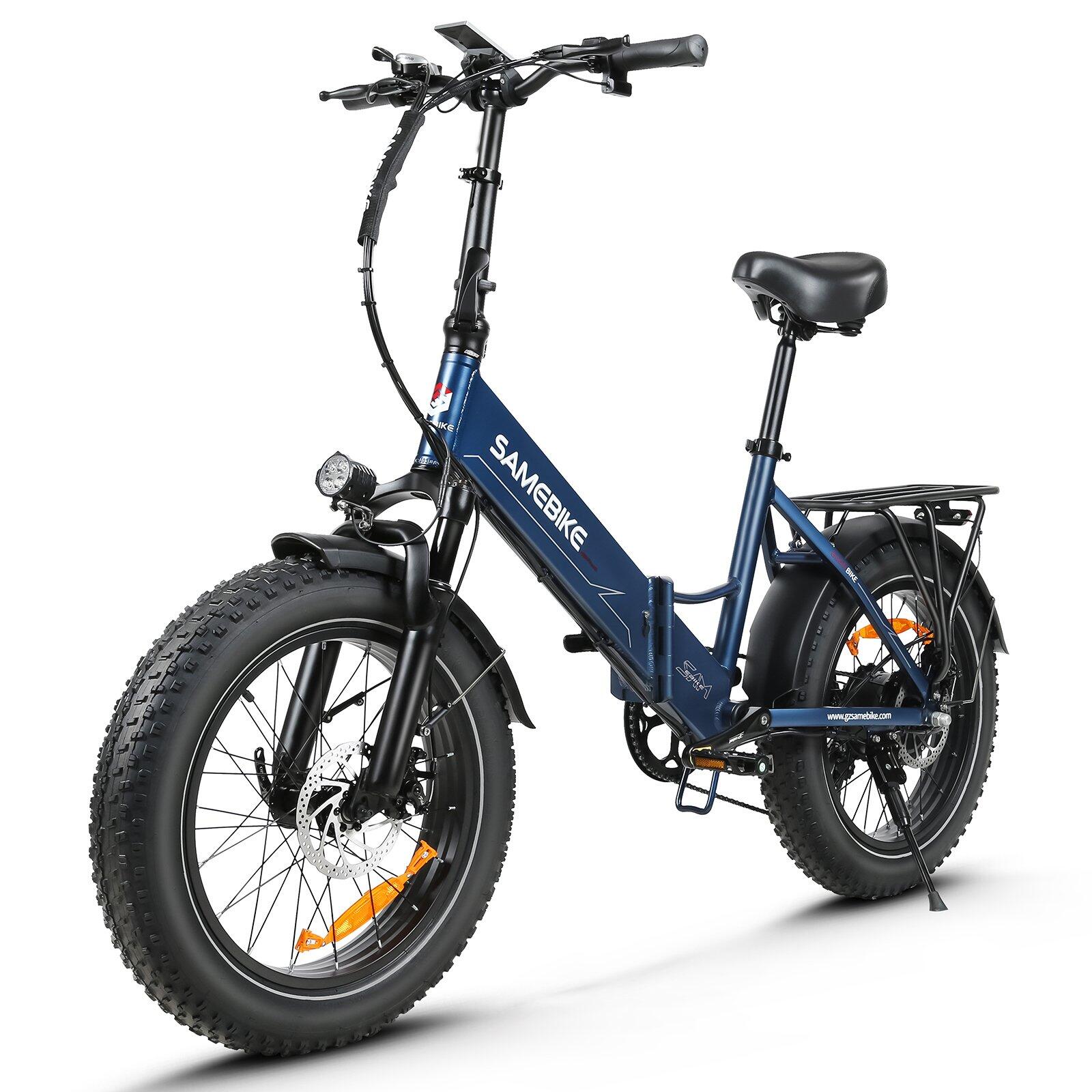 Składany rower elektryczny SAMEBIKE LOTDM200-II 20, akumulator 48 V 13 Ah, NFC