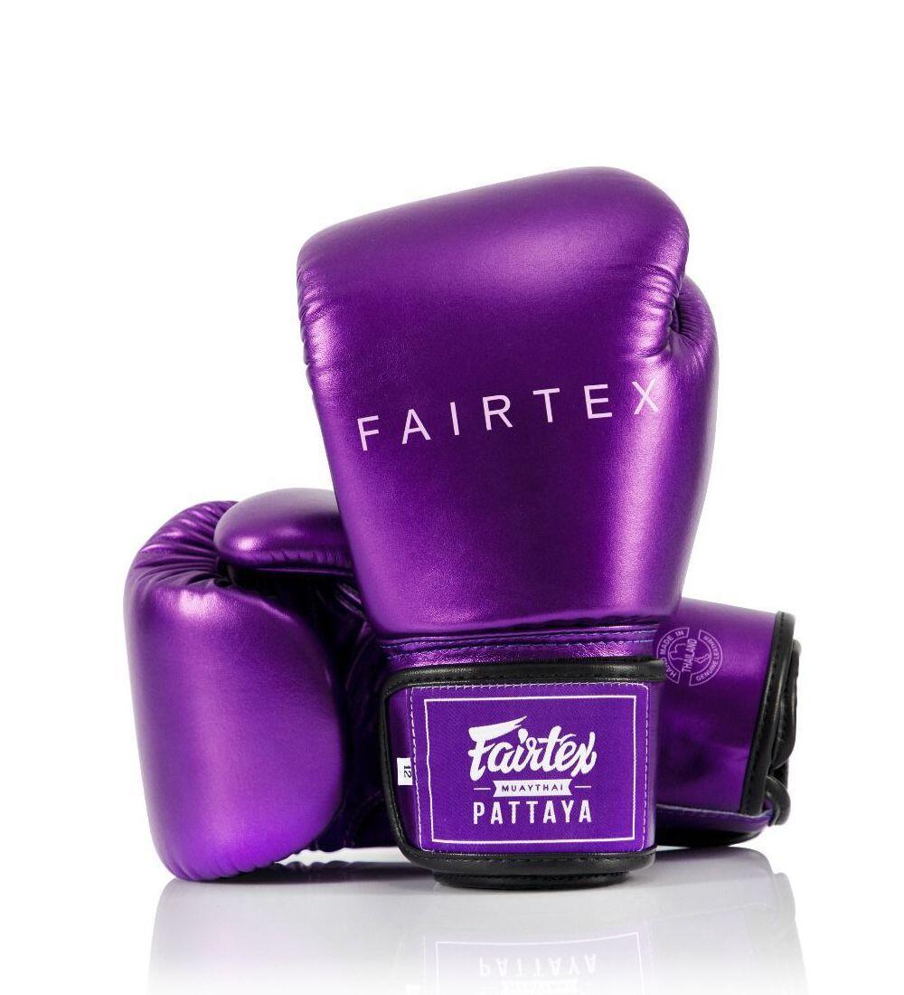 Rękawice Bokserskie Fairtex BGV22 Metalic Fioletowe 14oz