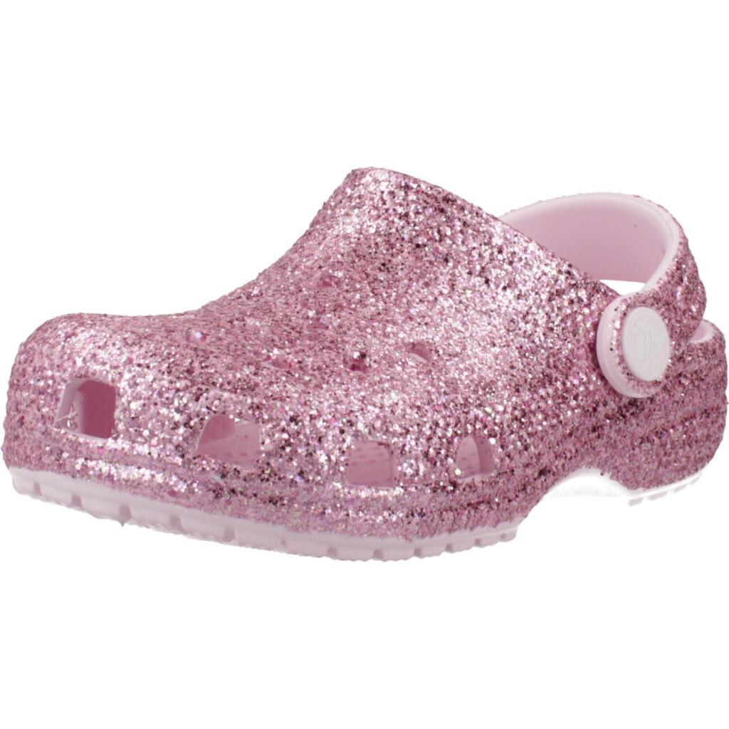 Sandały CROCS CLASSIC CHUNKY GLITT Rose