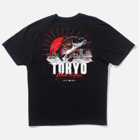 Koszulka Salty Crew Tokyo Urban Angler Czarna