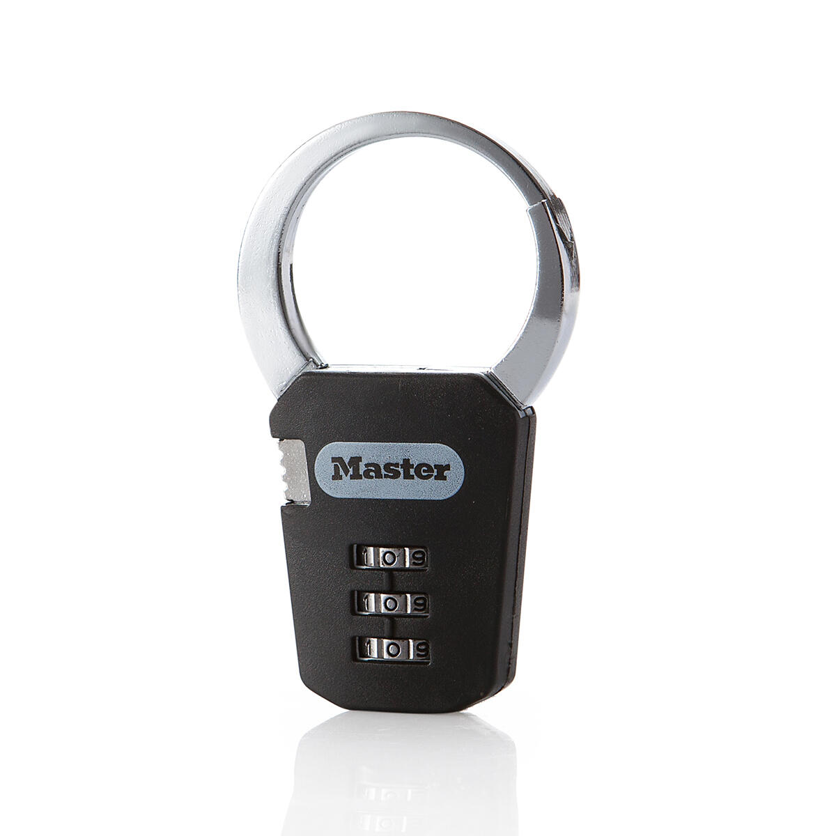 Karabińczyk zatrzaskowy z zamkiem szyfrowym Master Lock 1550EURDCOL