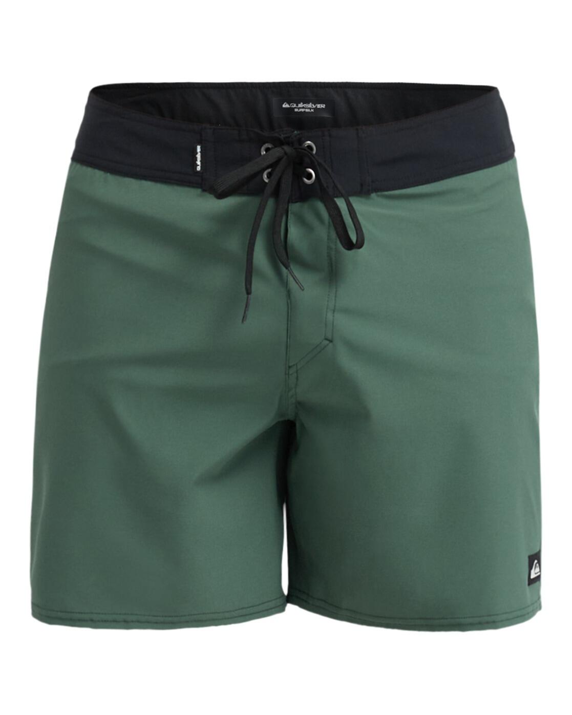 Spodenki boardshort dla Mężczyzn SURFSILK KAIMANA 16 Zielony
