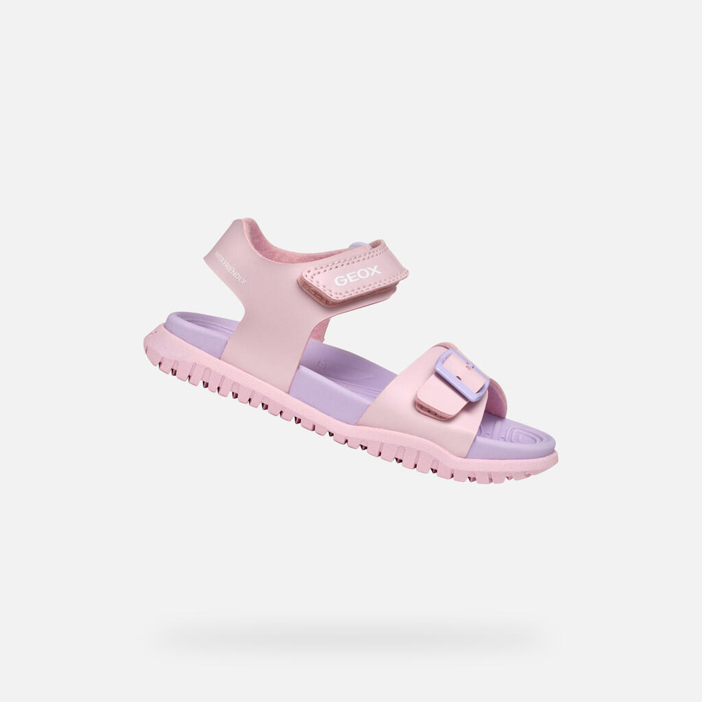 Sandały GEOX J SANDAL FUSBETTO GI Rose