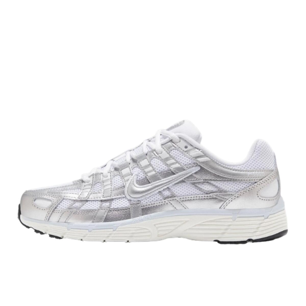 Nike P-6000 White Blue Tint Sail Metallic Silver