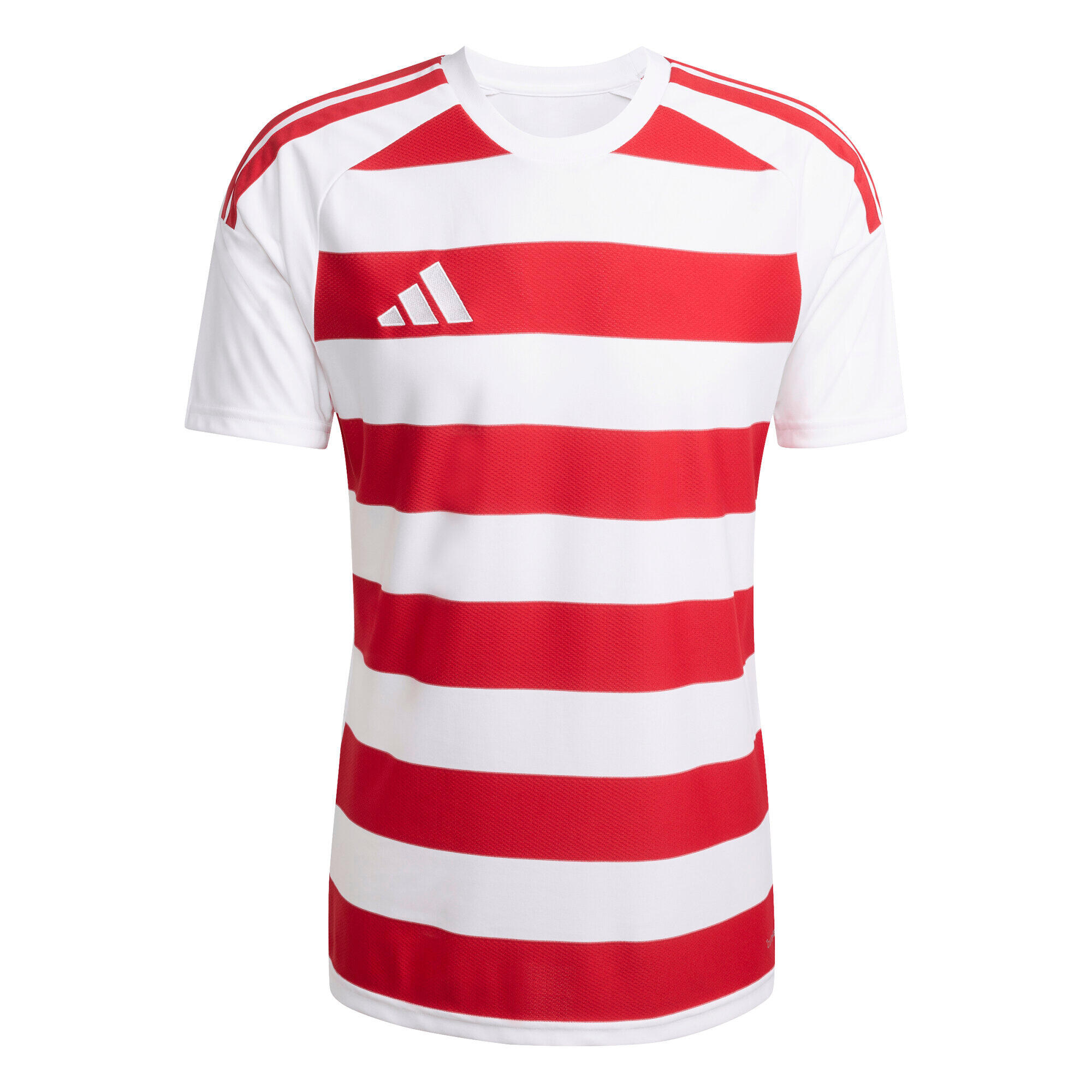 Koszulka męska adidas Hooped 26 Jersey biało-czerwona KF3388