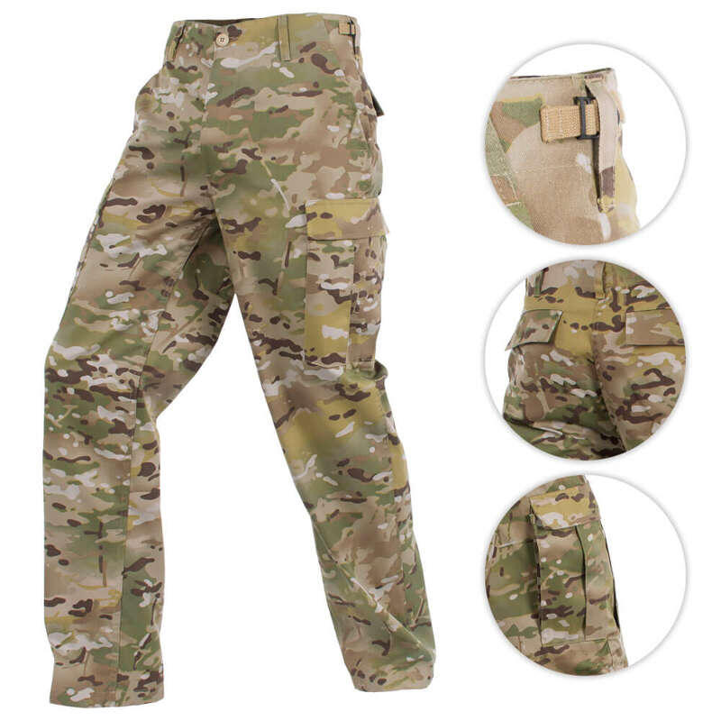 Spodnie bushcraft męskie Brandit US Ranger Multicam
