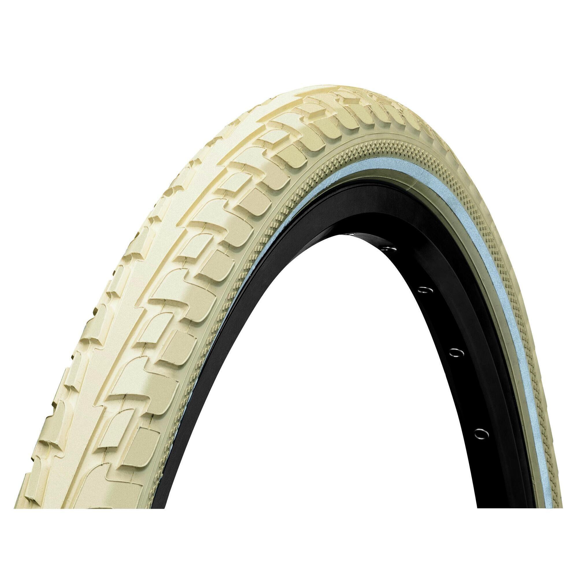 Opona Ride Tour 28 X 1.40 / 37-622 - Kremowa Z Odblaskami