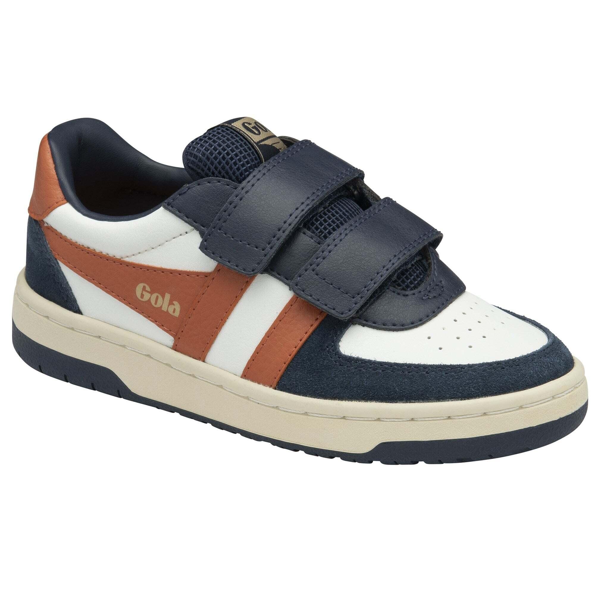 Białe buty na rzepy dla dzieci Gola Hawk Strap