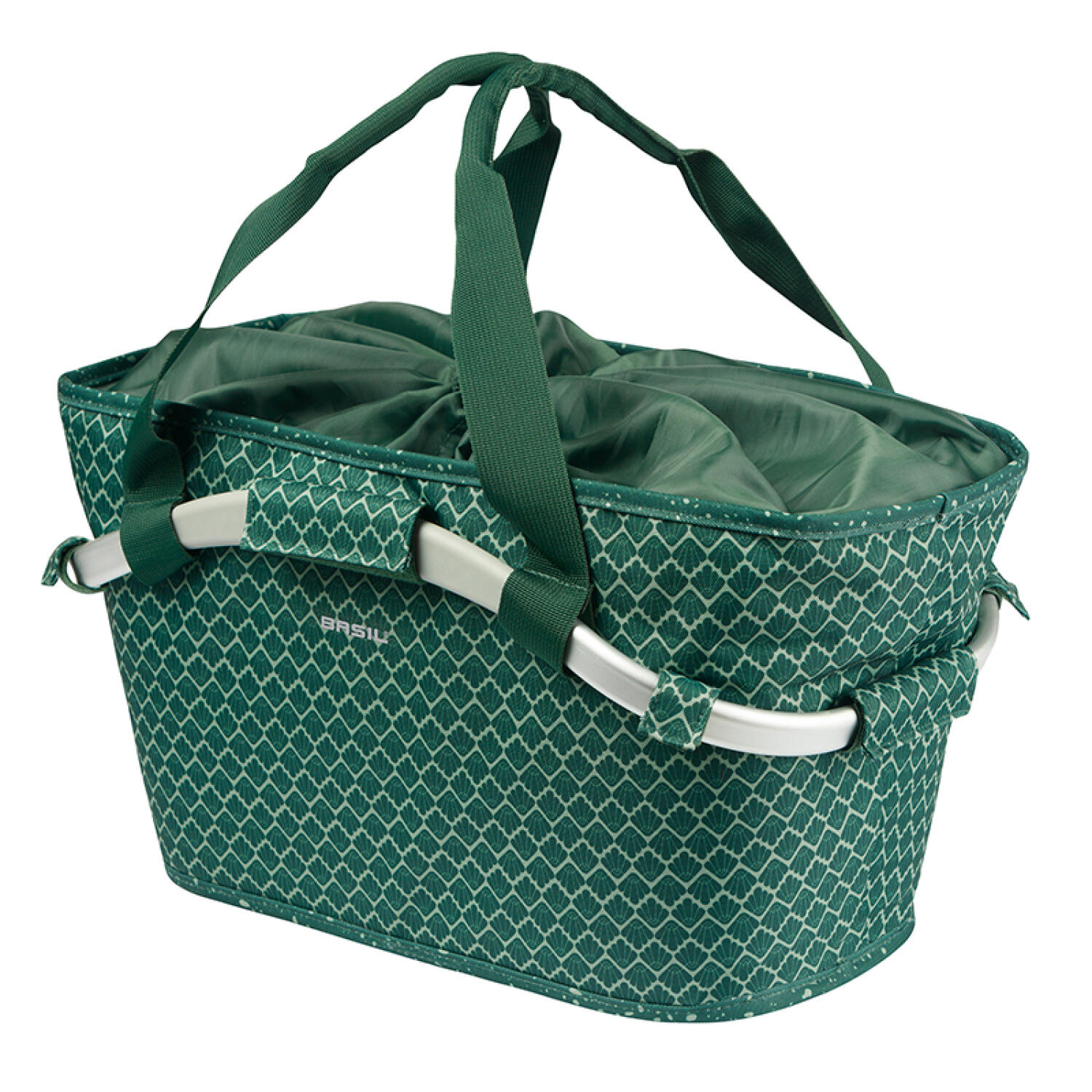 Basil Flair Carry All tylny koszyk MIK 38 x 21 x 27 cm, 22L, zielony