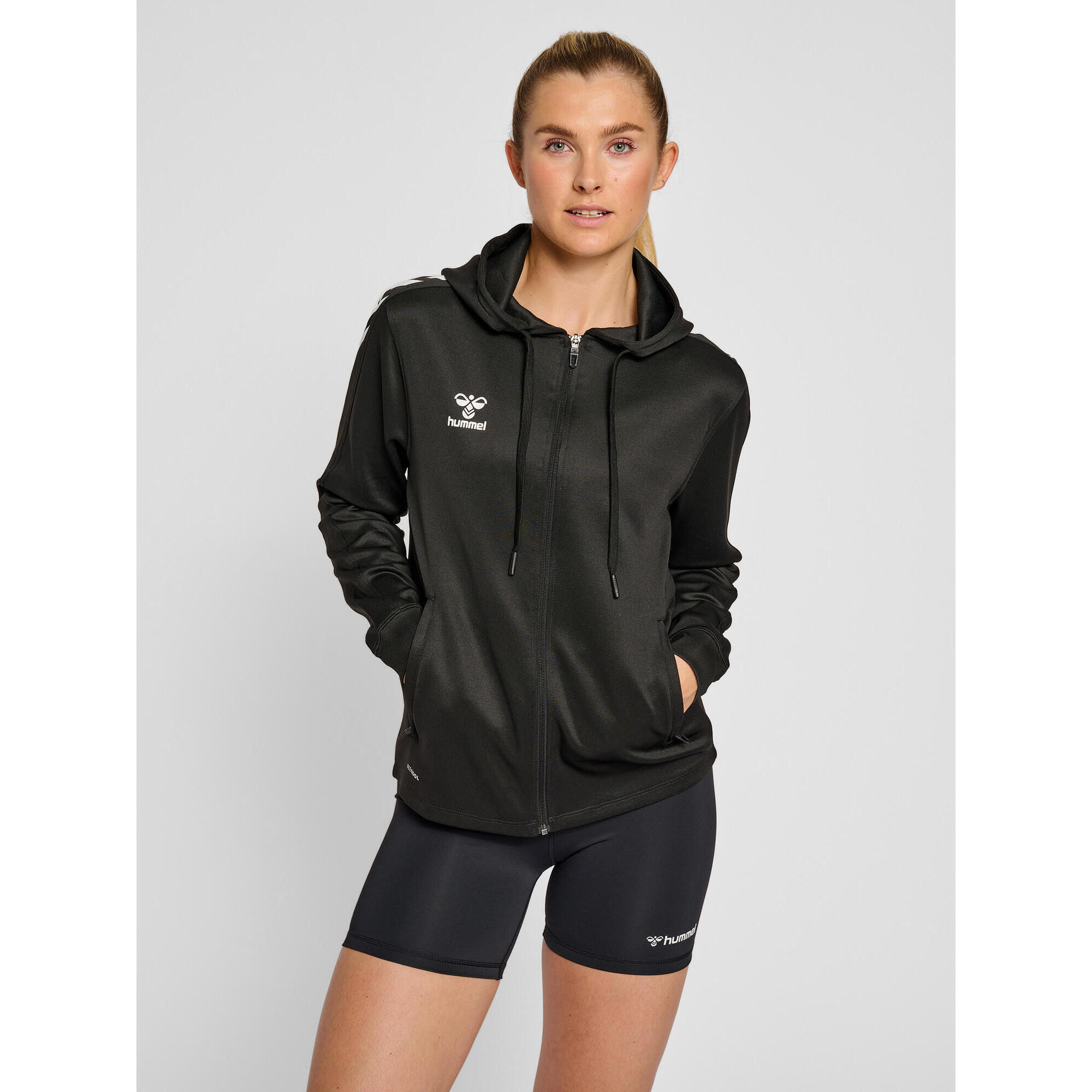Bluza damska z kapturem Hummel Core XK Poly
