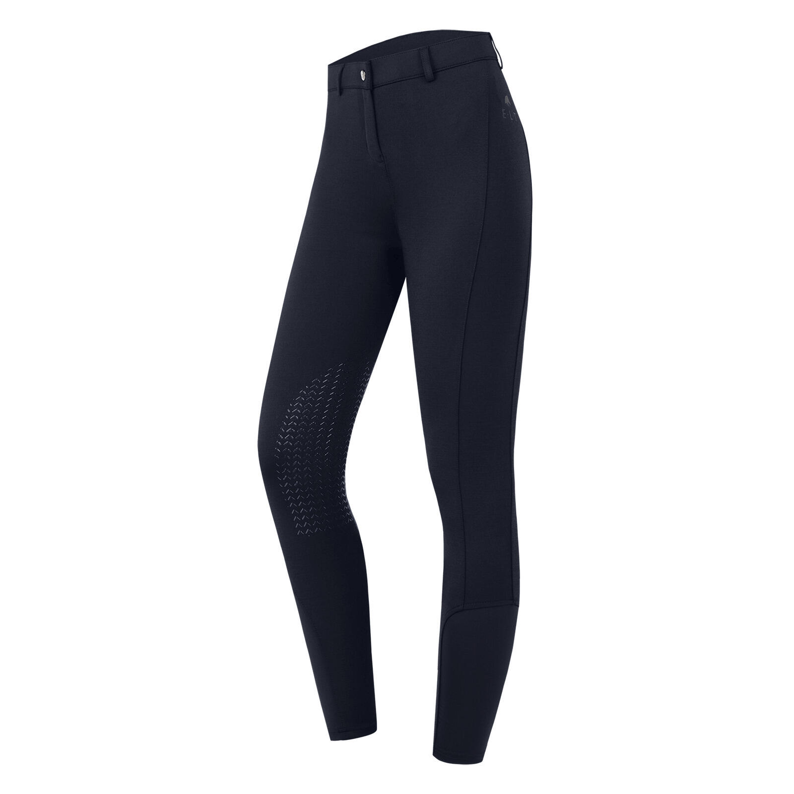 Spodnie jeździeckie full grip dla dziewczynek ELT Essential Knie Silikon