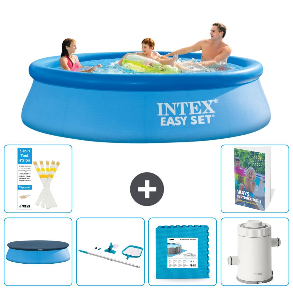 INTEX Basen Easy Set Okrągły - 305x76 cm - 7-częściowy S17