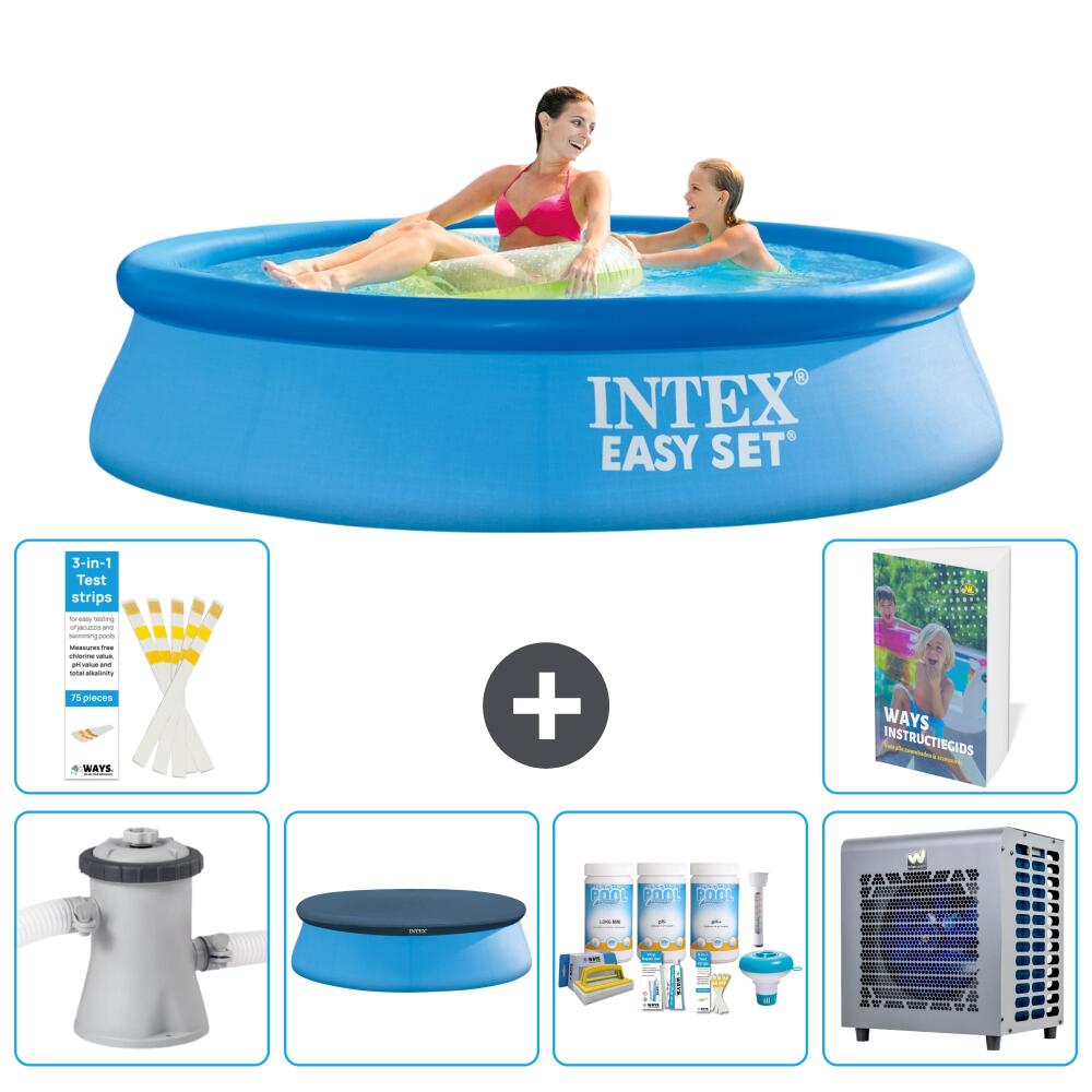 INTEX Basen Easy Set Okrągły - 244x61 cm - 7-częściowy S264